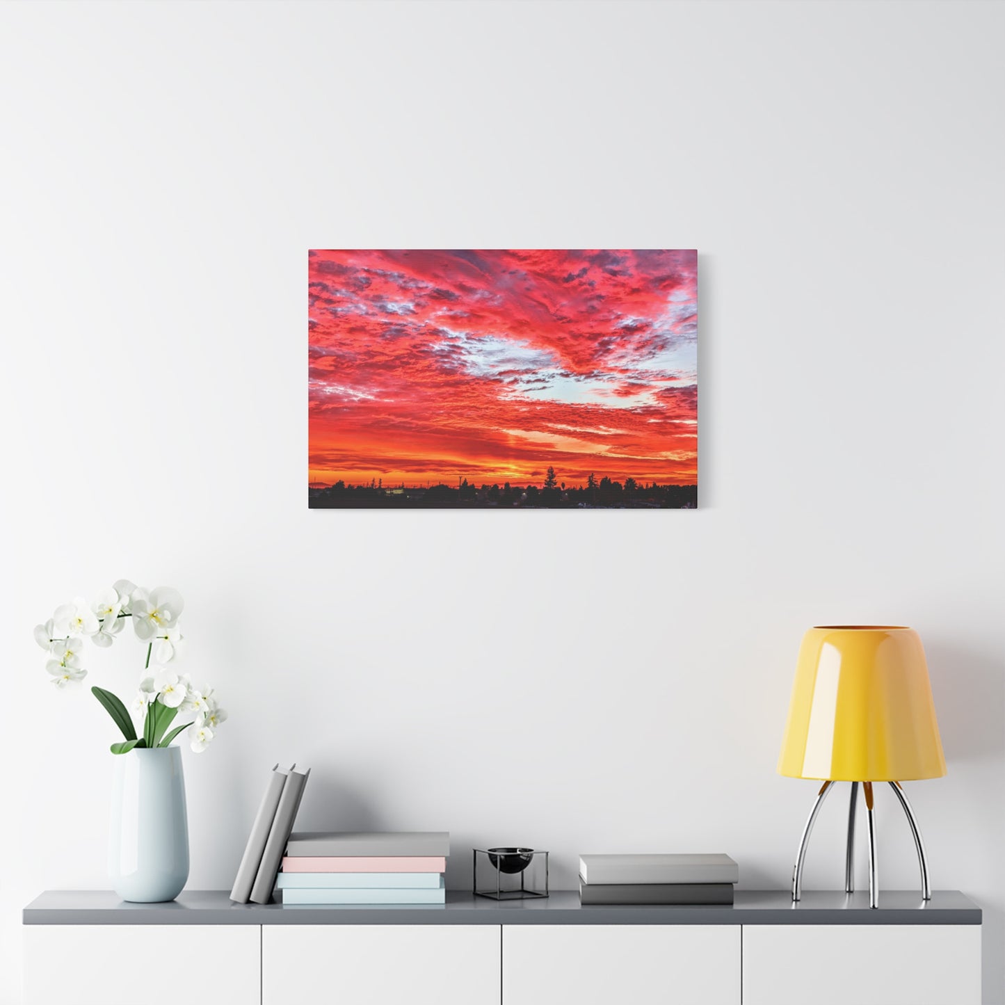 Sol Over Leandro Canvas Wall Art Print
