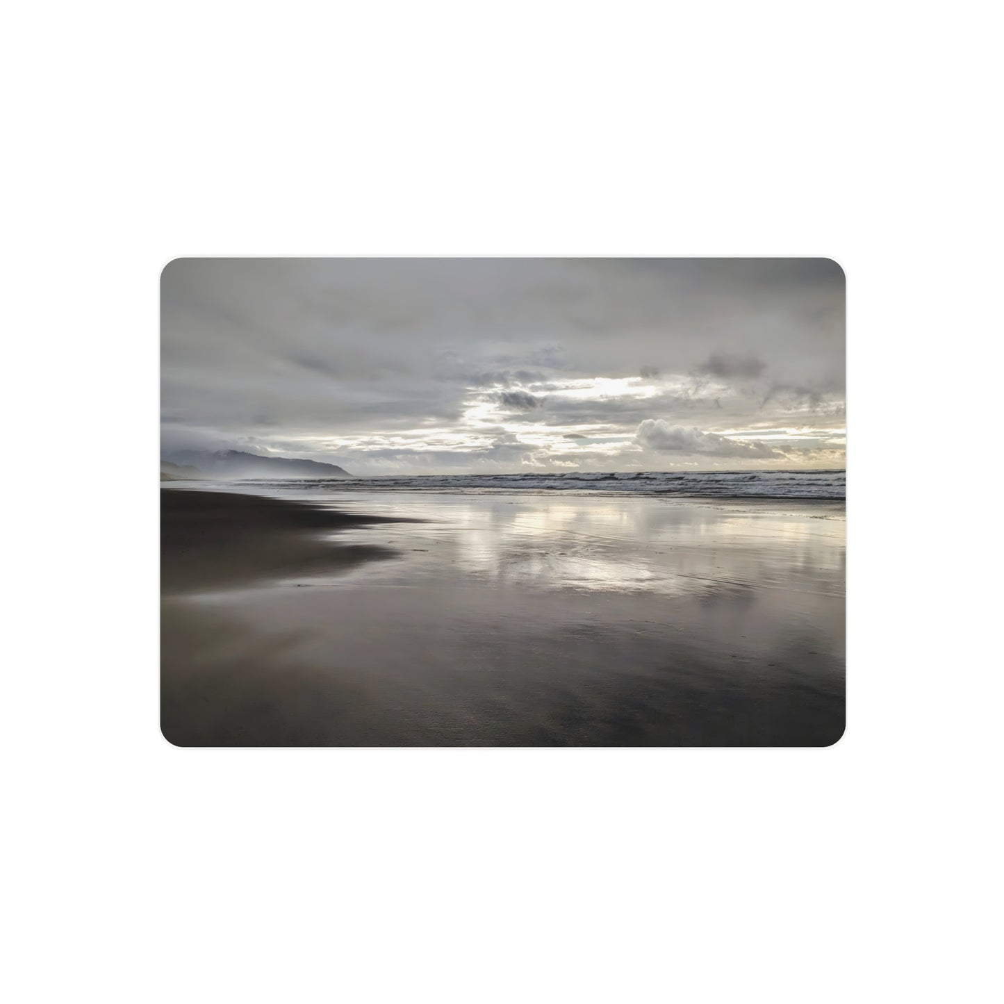 Sand Meets the Sky - Metal Coastal Print
