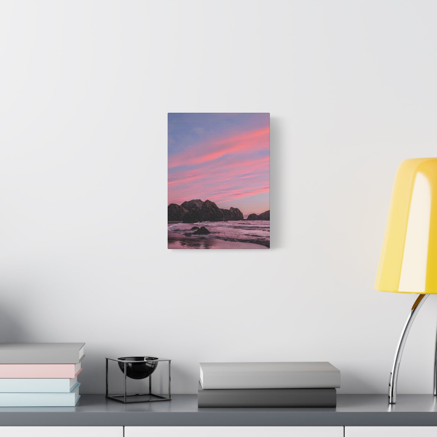 Epic Gold Beach Sunset - Vertical Canvas Print