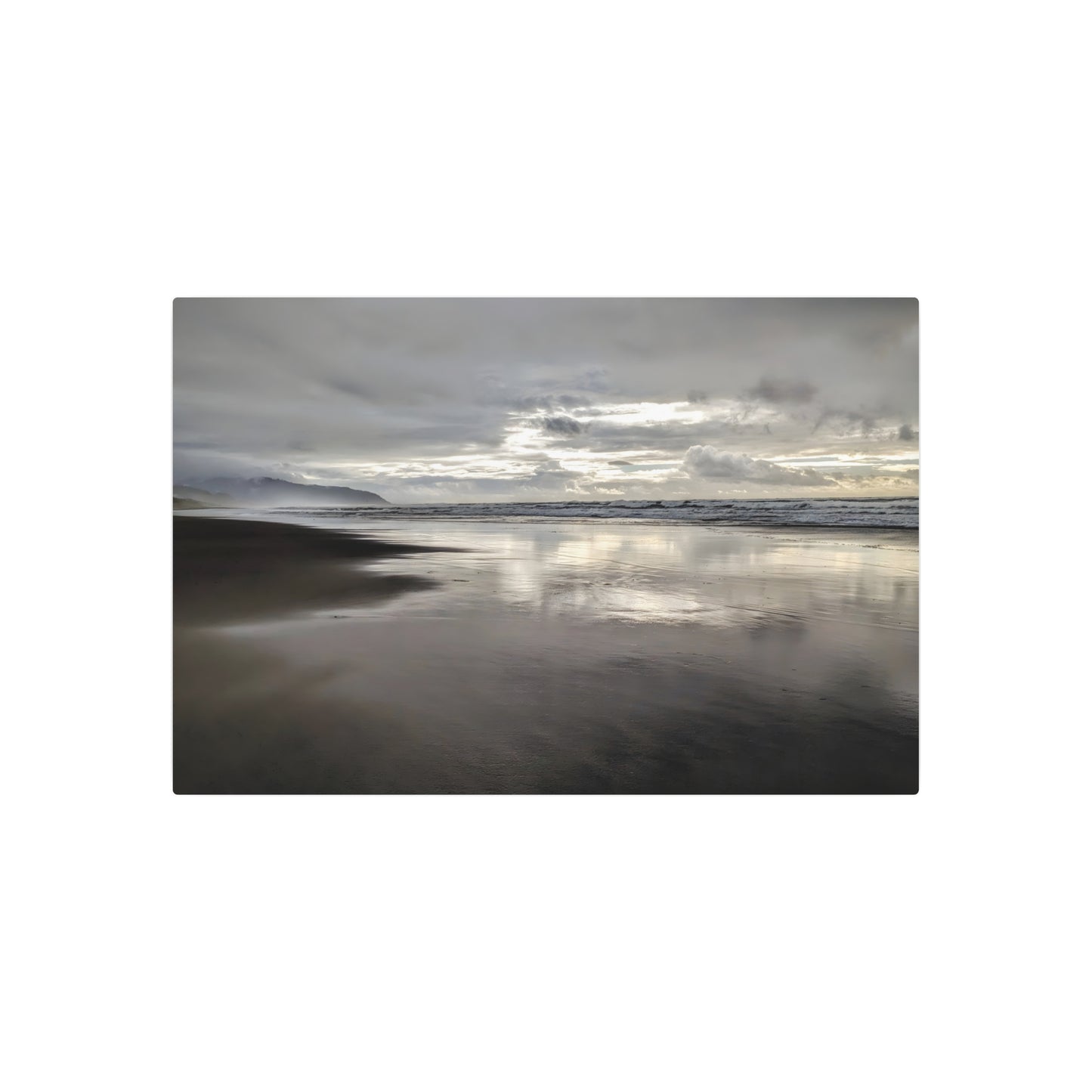 Sand Meets the Sky - Metal Coastal Print