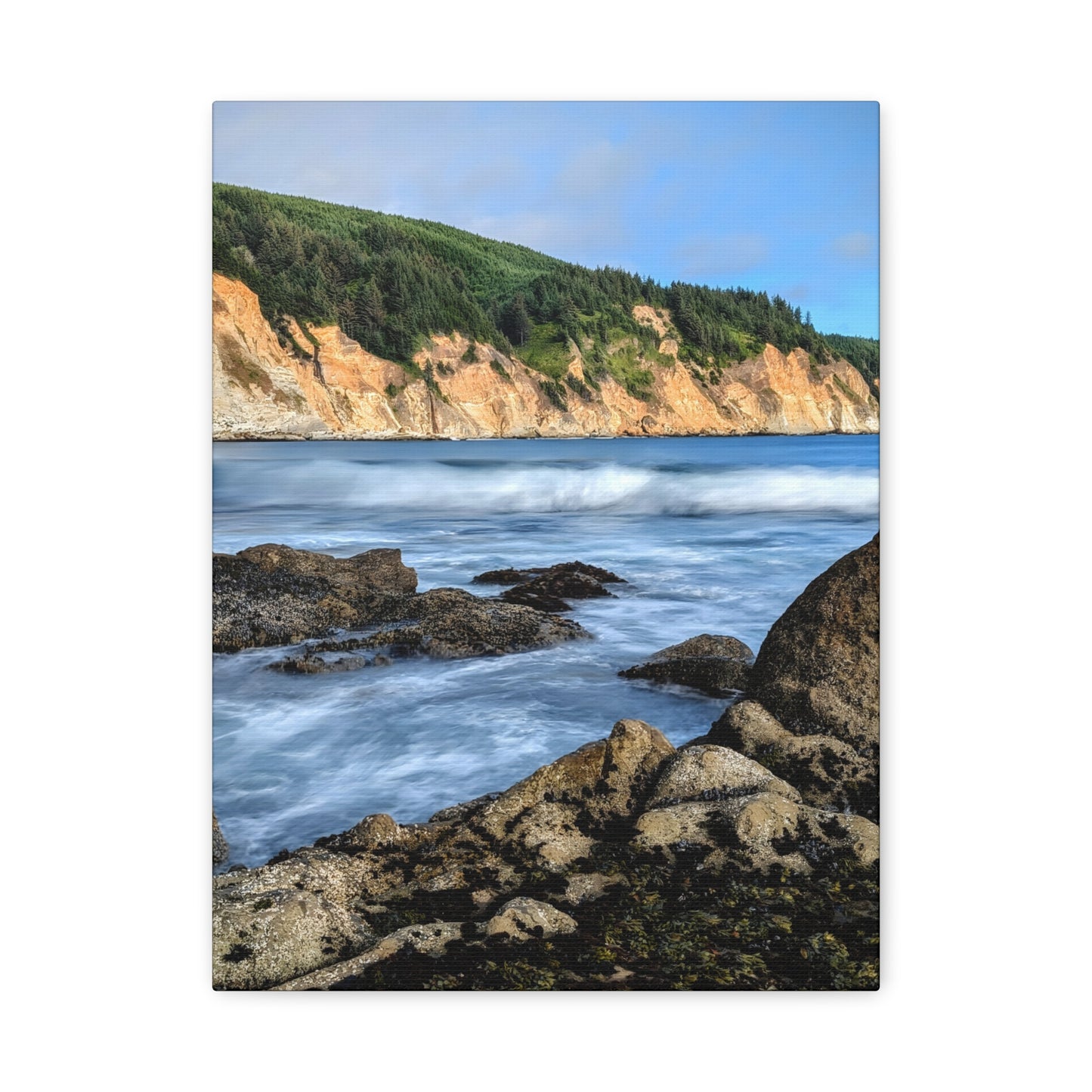 Going With the Flow - Vertical Canvas Print