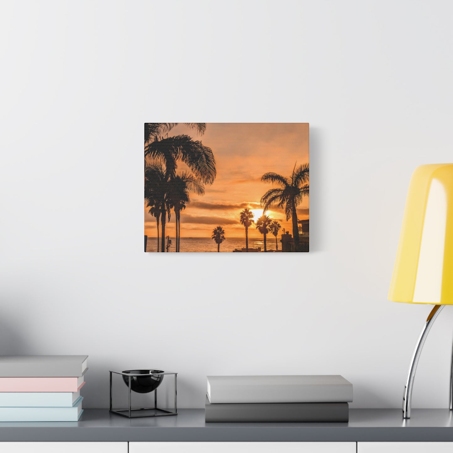 Between the Palms - Canvas Print