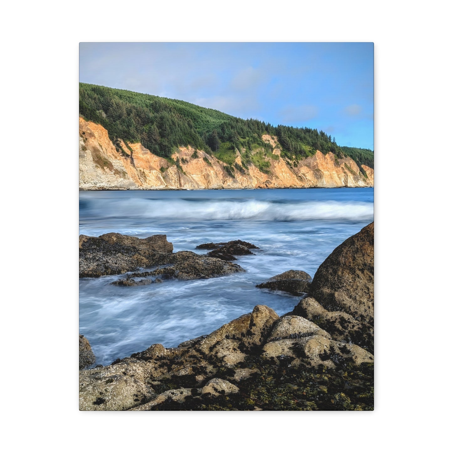 Going With the Flow - Vertical Canvas Print