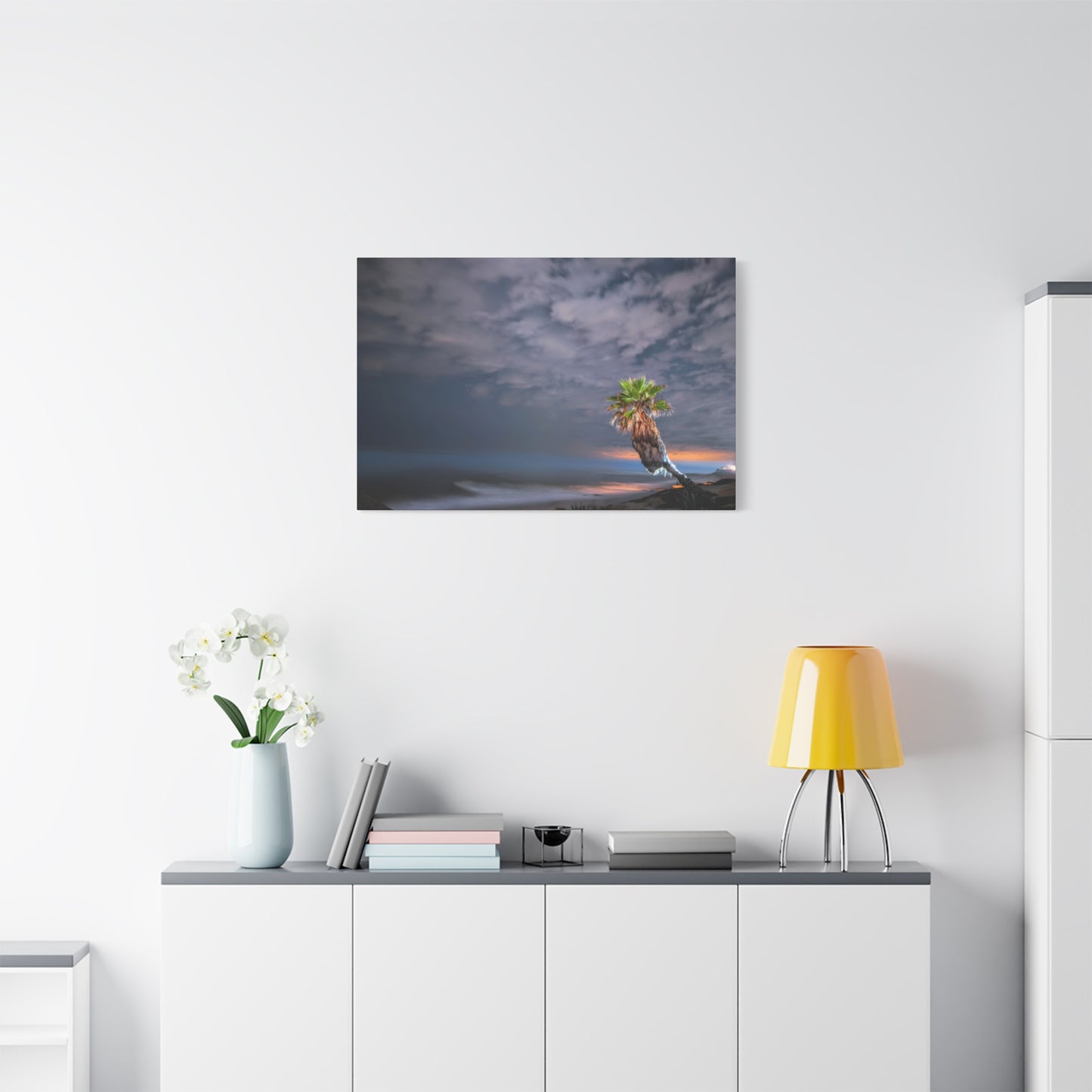 Midnight Palm - Canvas Print