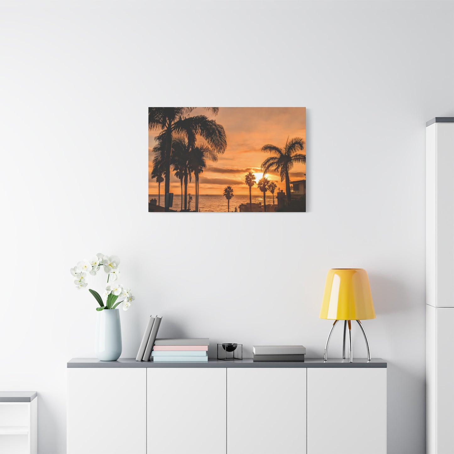 Between the Palms - Canvas Print