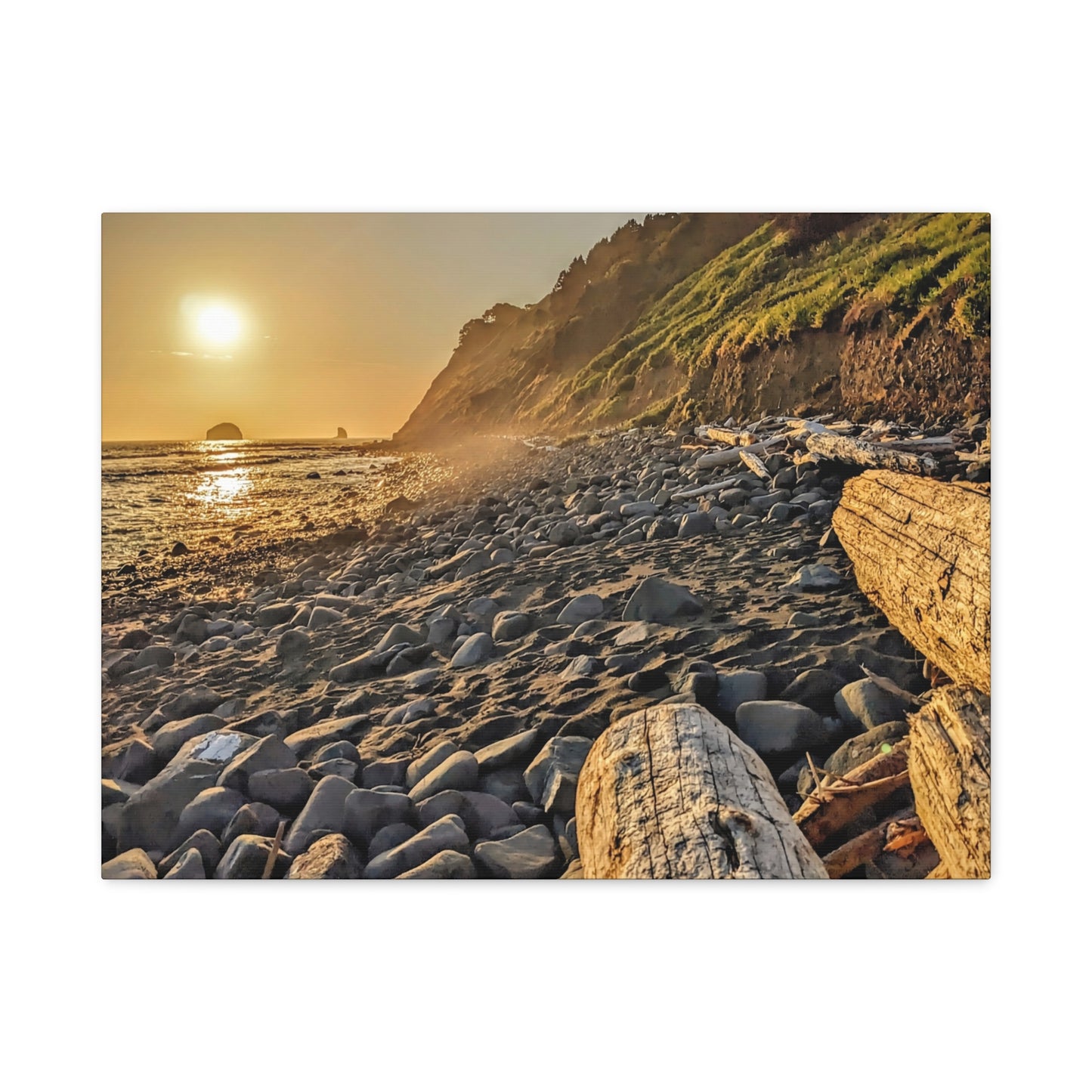 Golden Glow at Humbug - Canvas Print