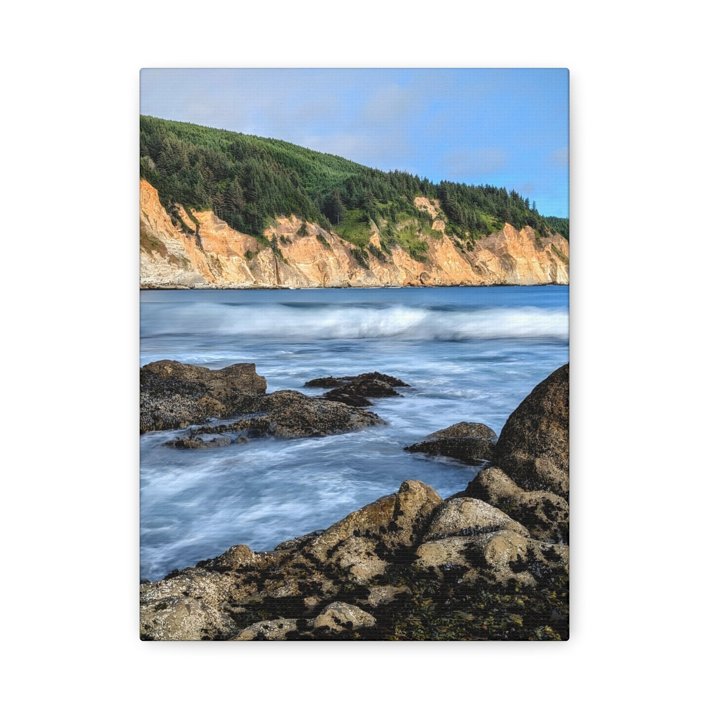 Going With the Flow - Vertical Canvas Print