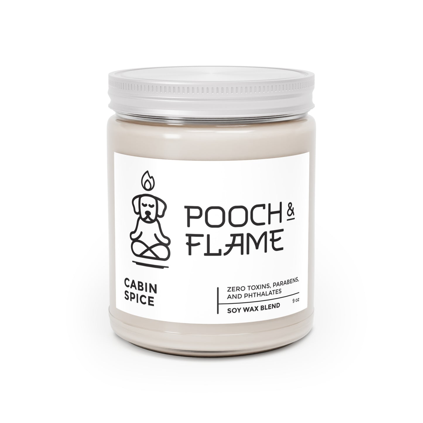 Pooch & Flame Soy Wax Candle - Cabin Spice