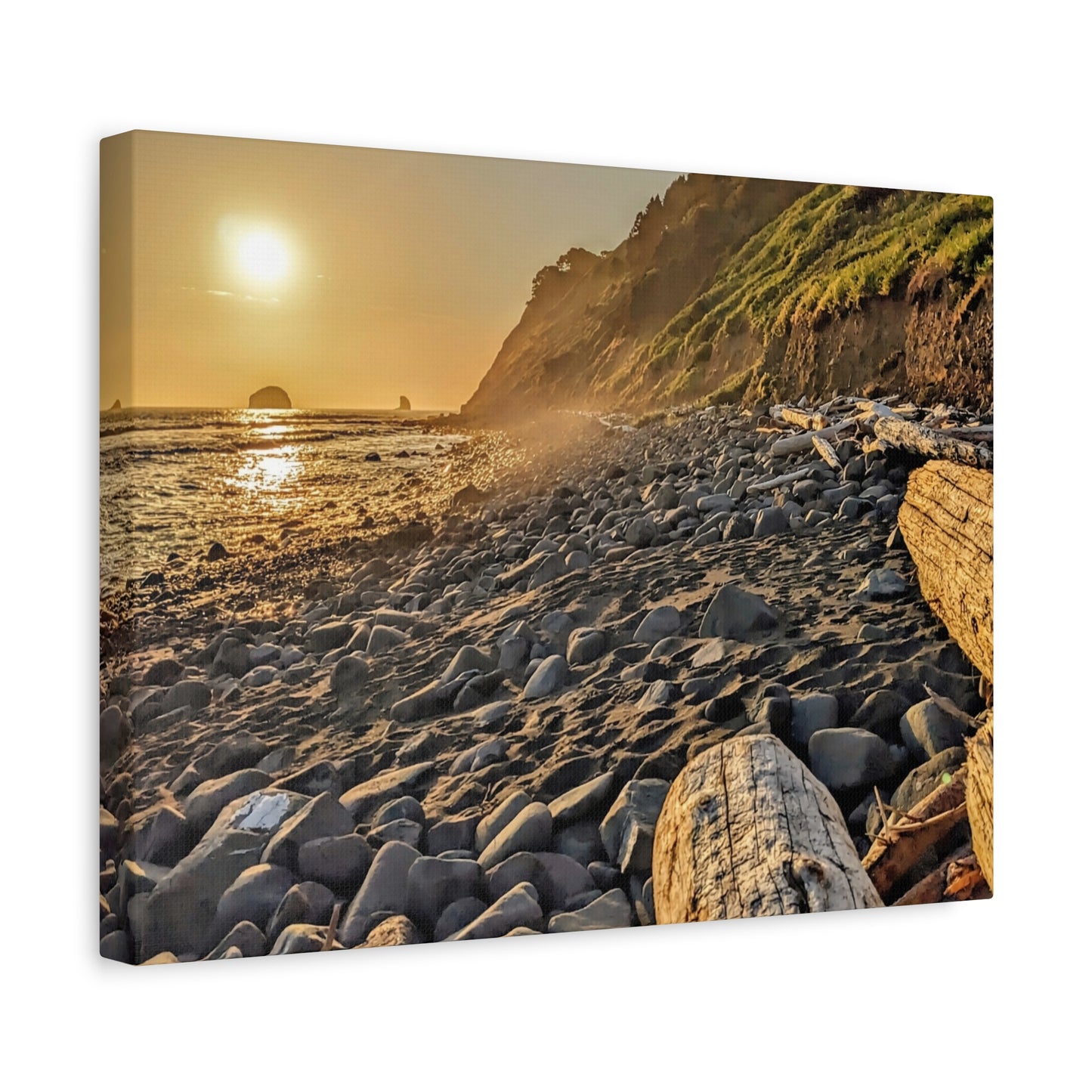 Golden Glow at Humbug - Canvas Print
