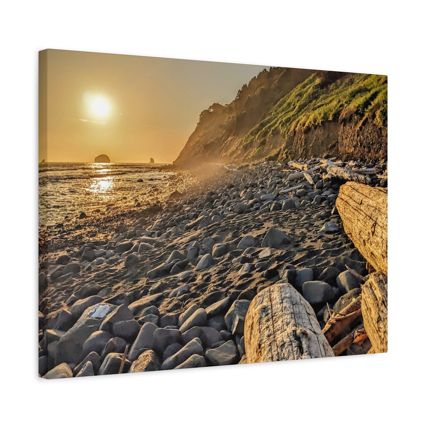 Golden Glow at Humbug - Canvas Print