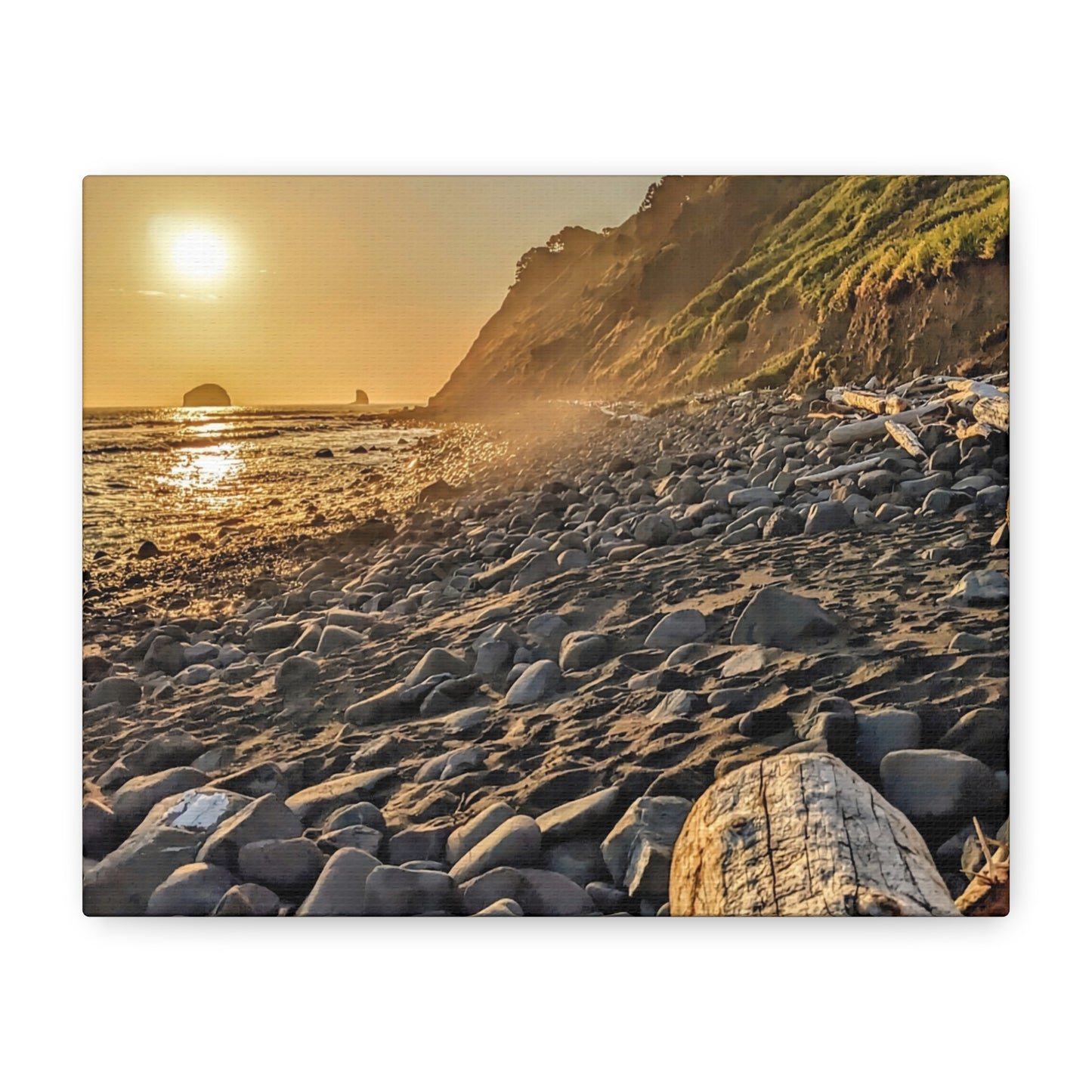 Golden Glow at Humbug - Canvas Print