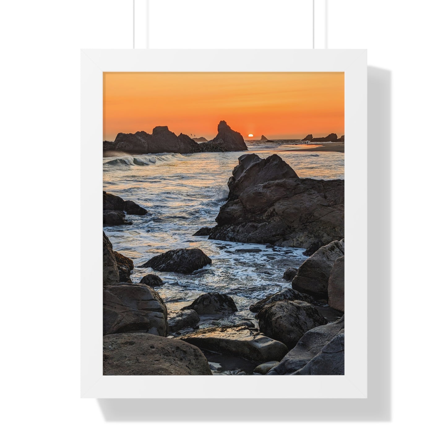 Line of Sight - Vertical Framed Poster