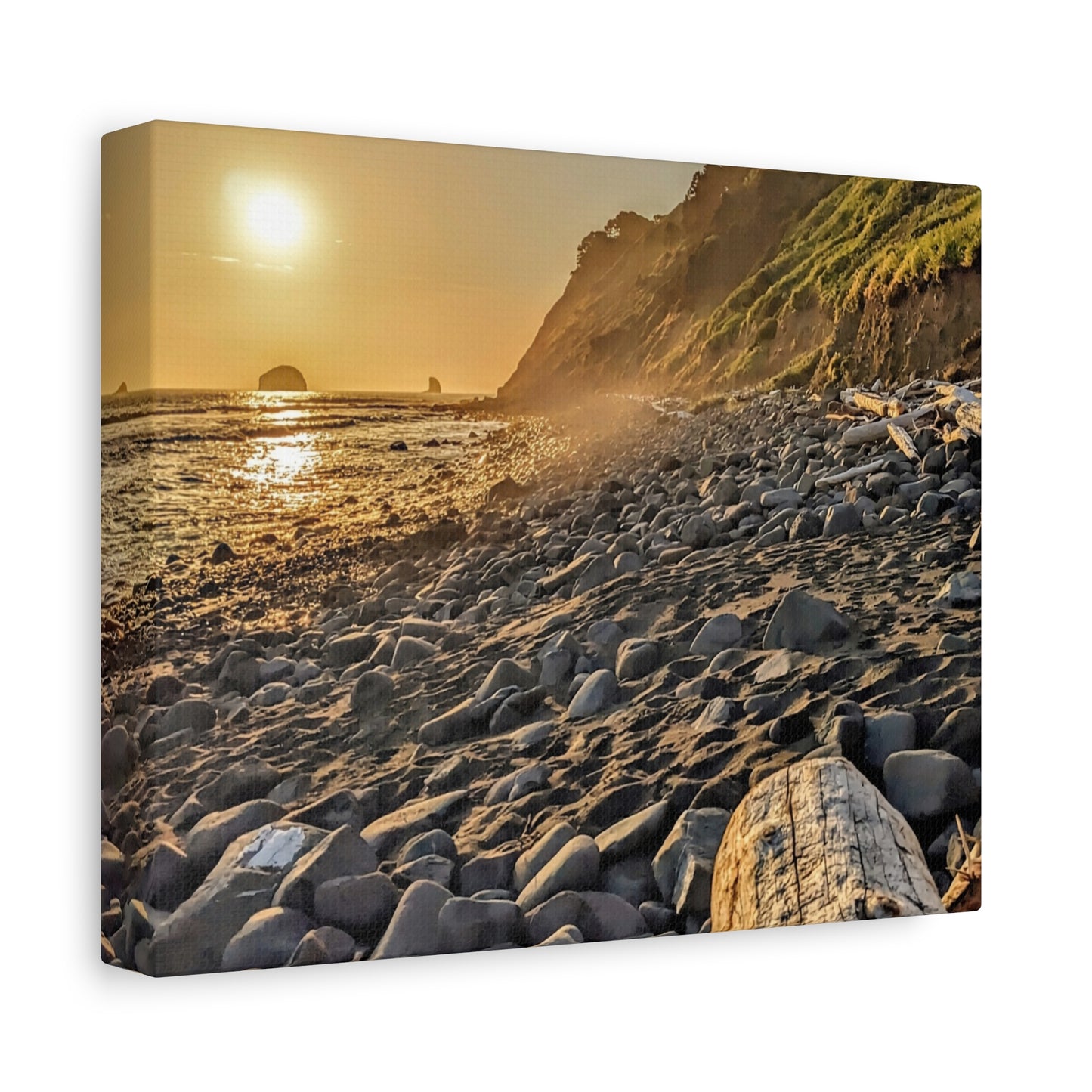 Golden Glow at Humbug - Canvas Print
