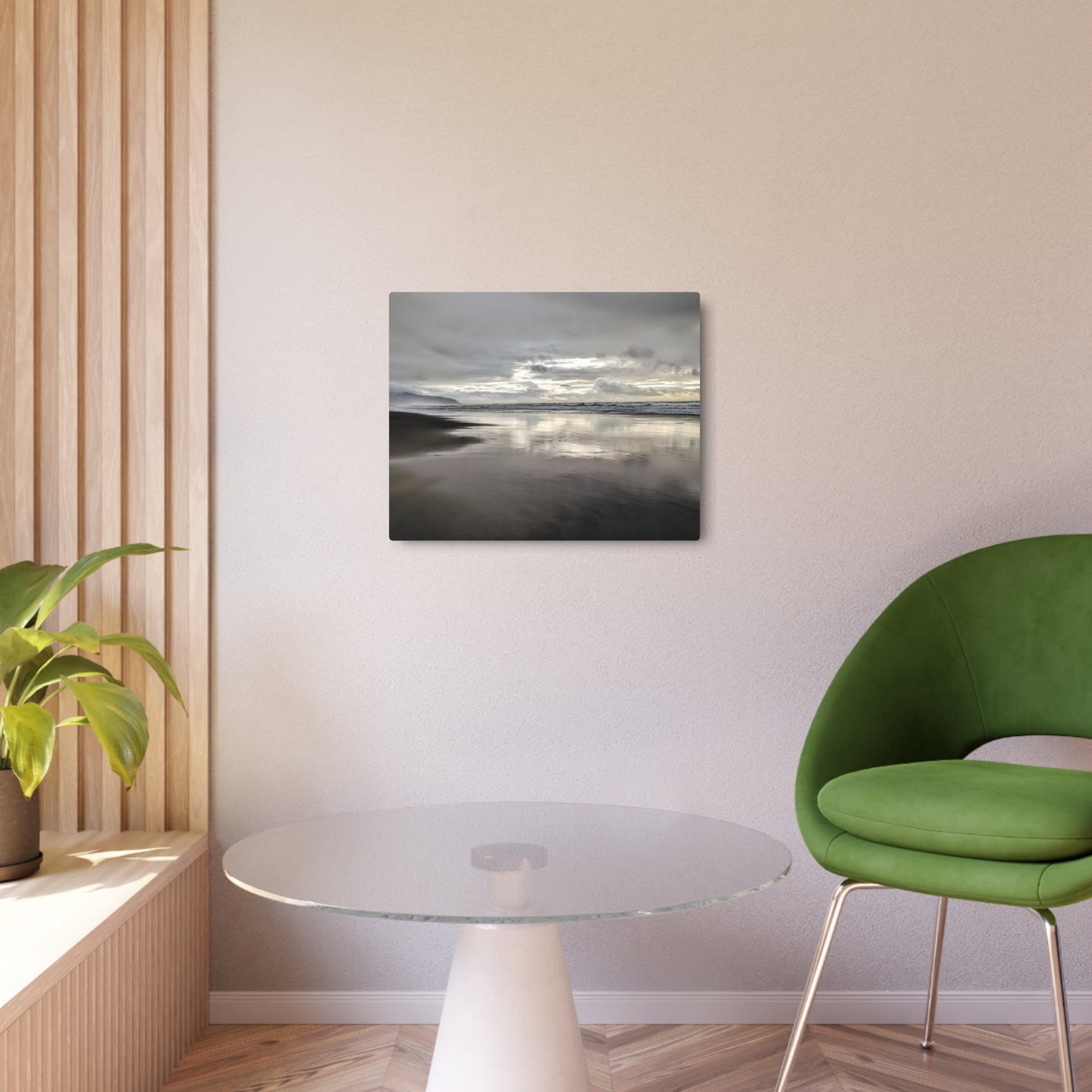 Sand Meets the Sky - Metal Coastal Print
