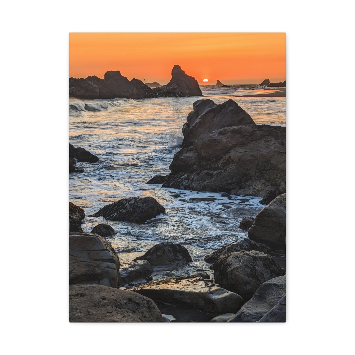 Line of Sight - Vertical Canvas Print