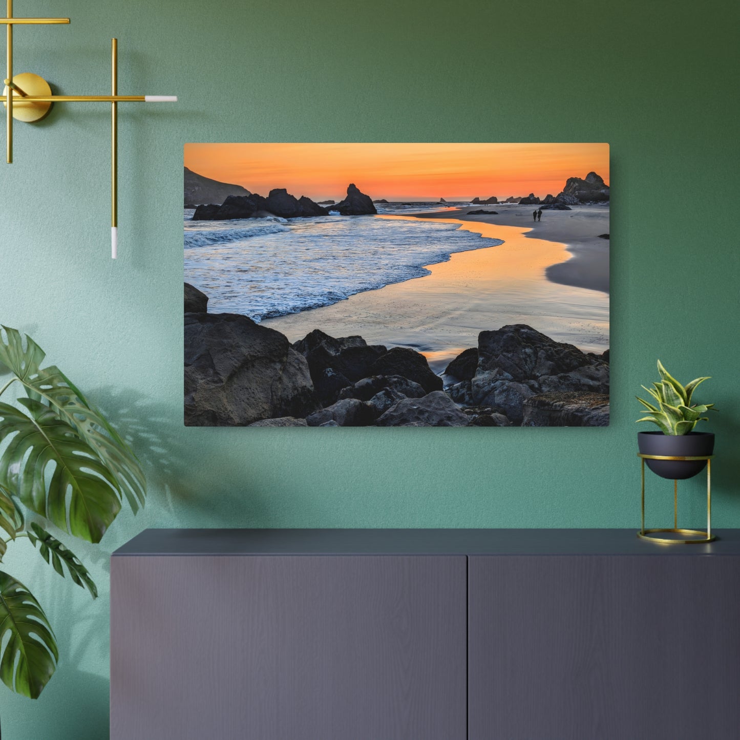Line of Sight - Metal Coastal Print
