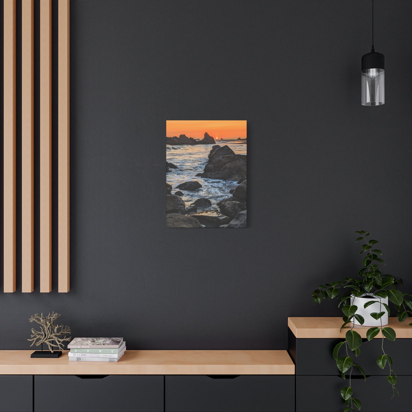 Line of Sight - Canvas Vertical Print