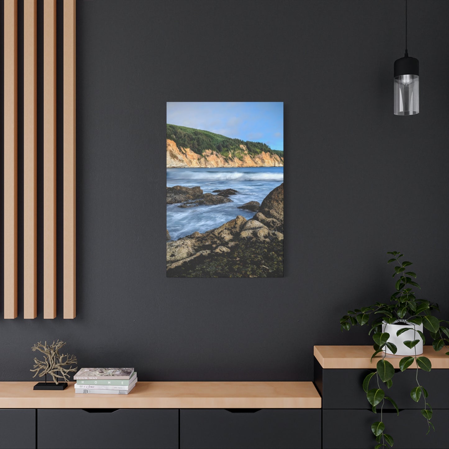 Going With the Flow - Vertical Canvas Print
