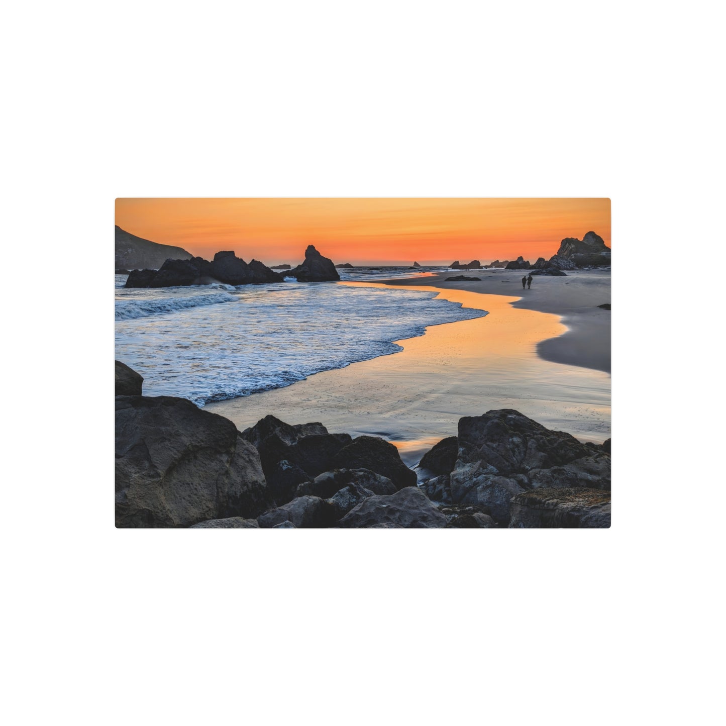 Line of Sight - Metal Coastal Print
