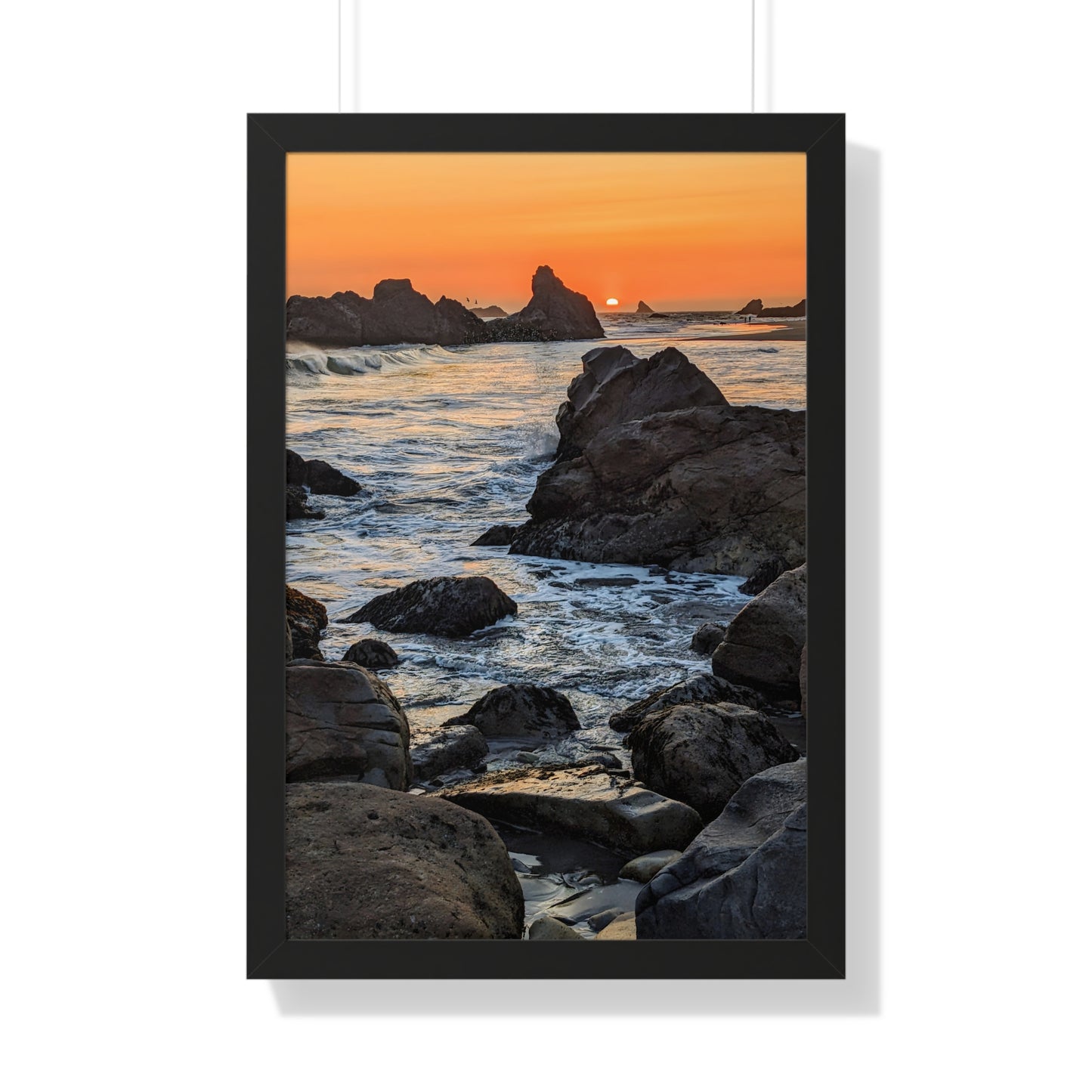 Line of Sight - Vertical Framed Poster