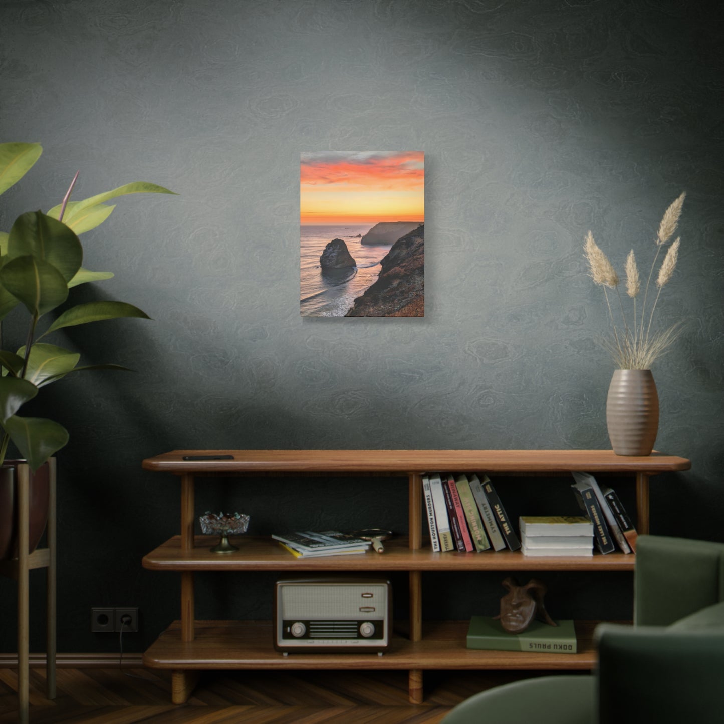 Cape Blanco Afterglow - Vertical Canvas Print