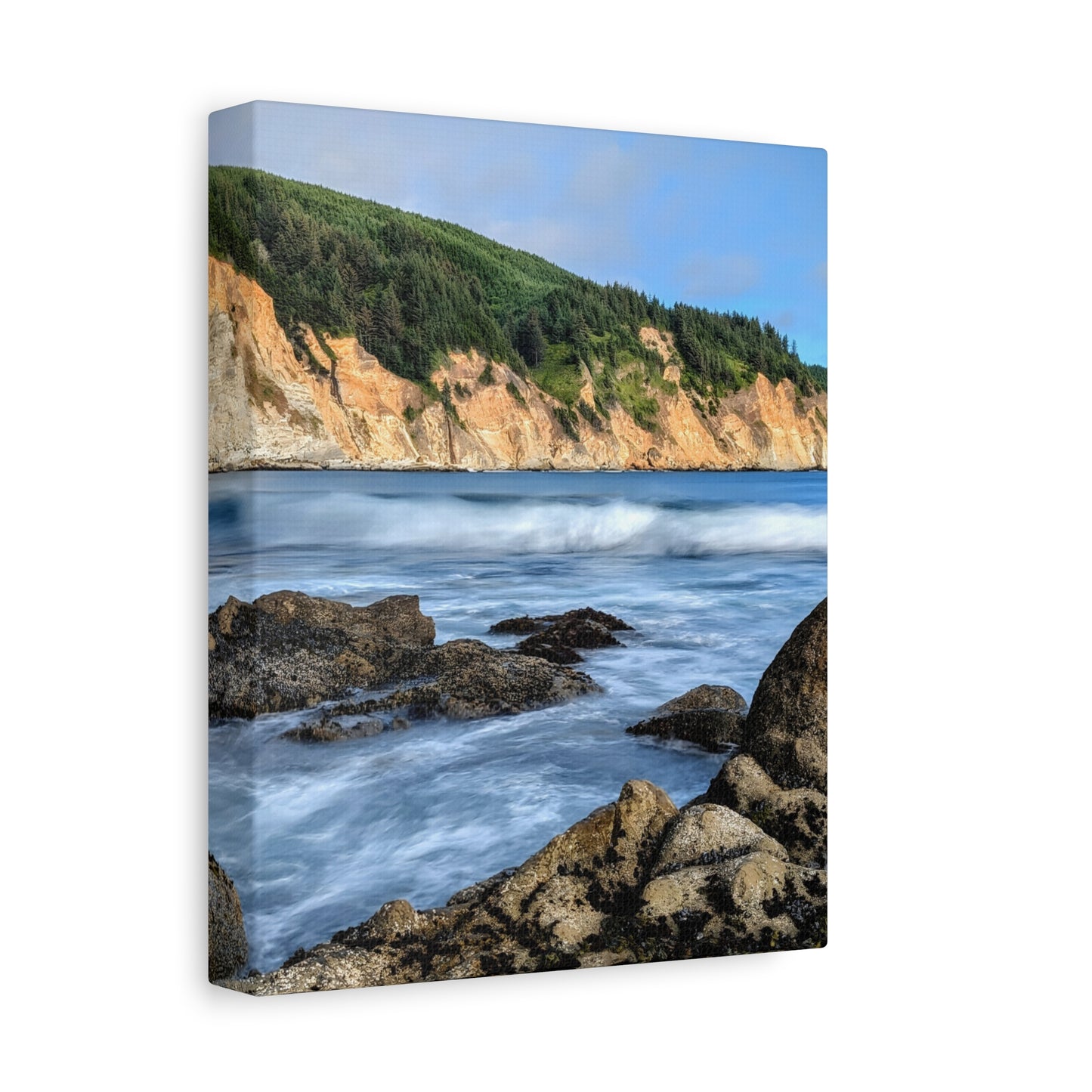 Going With the Flow - Vertical Canvas Print