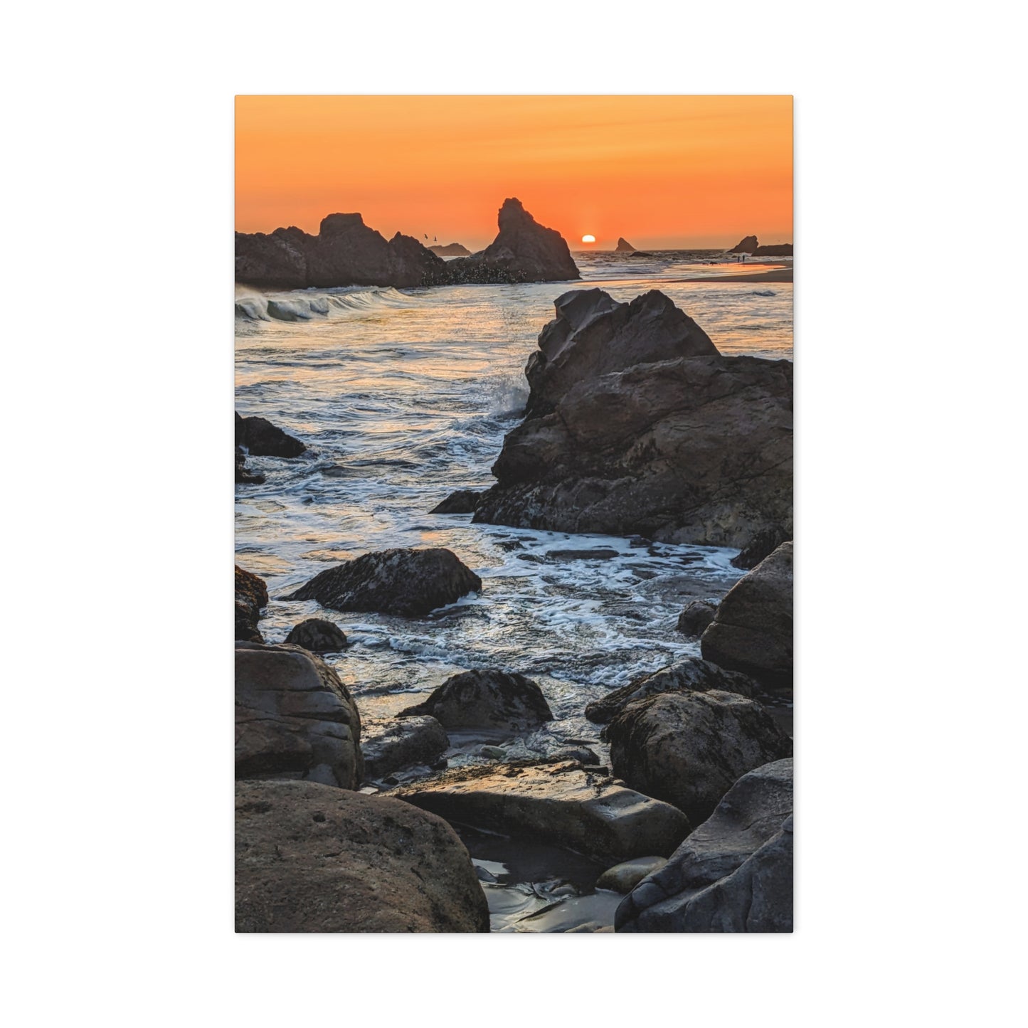 Line of Sight - Vertical Canvas Print