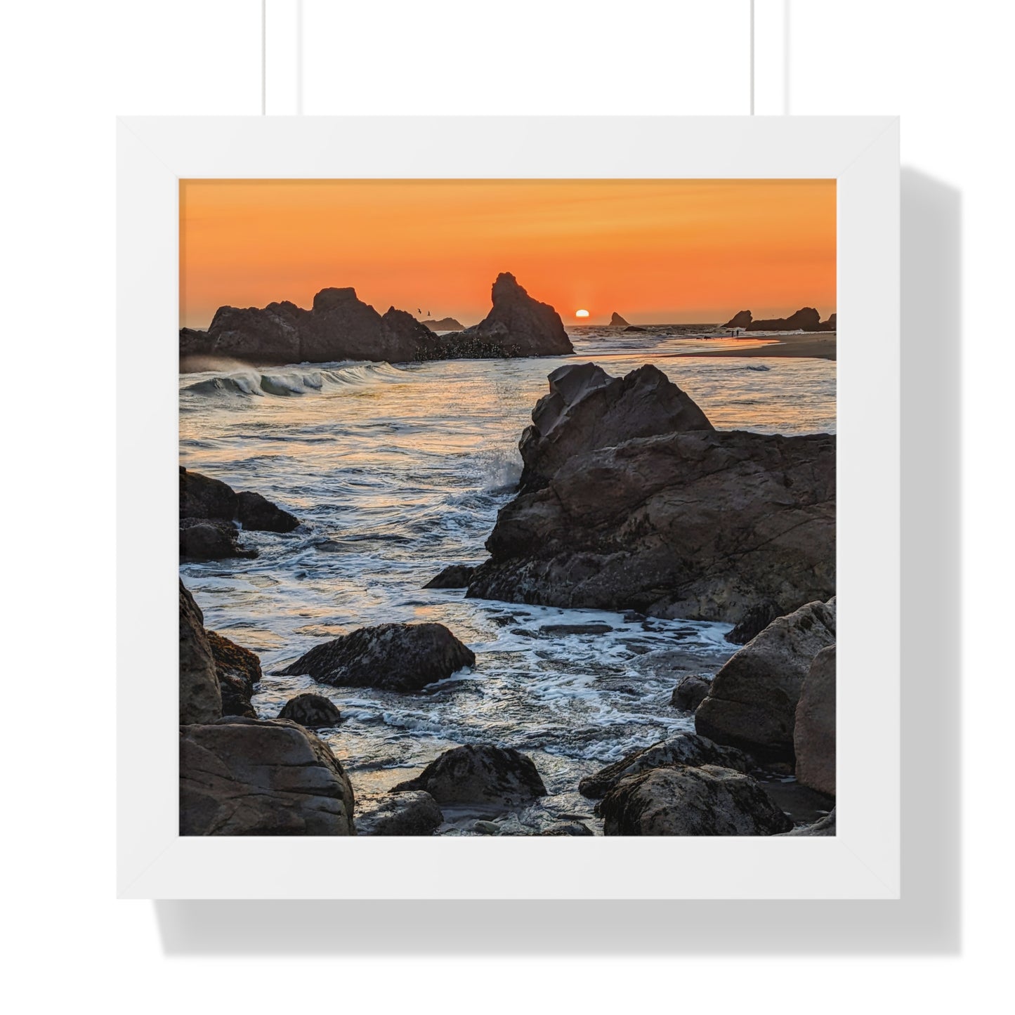Line of Sight - Vertical Framed Poster