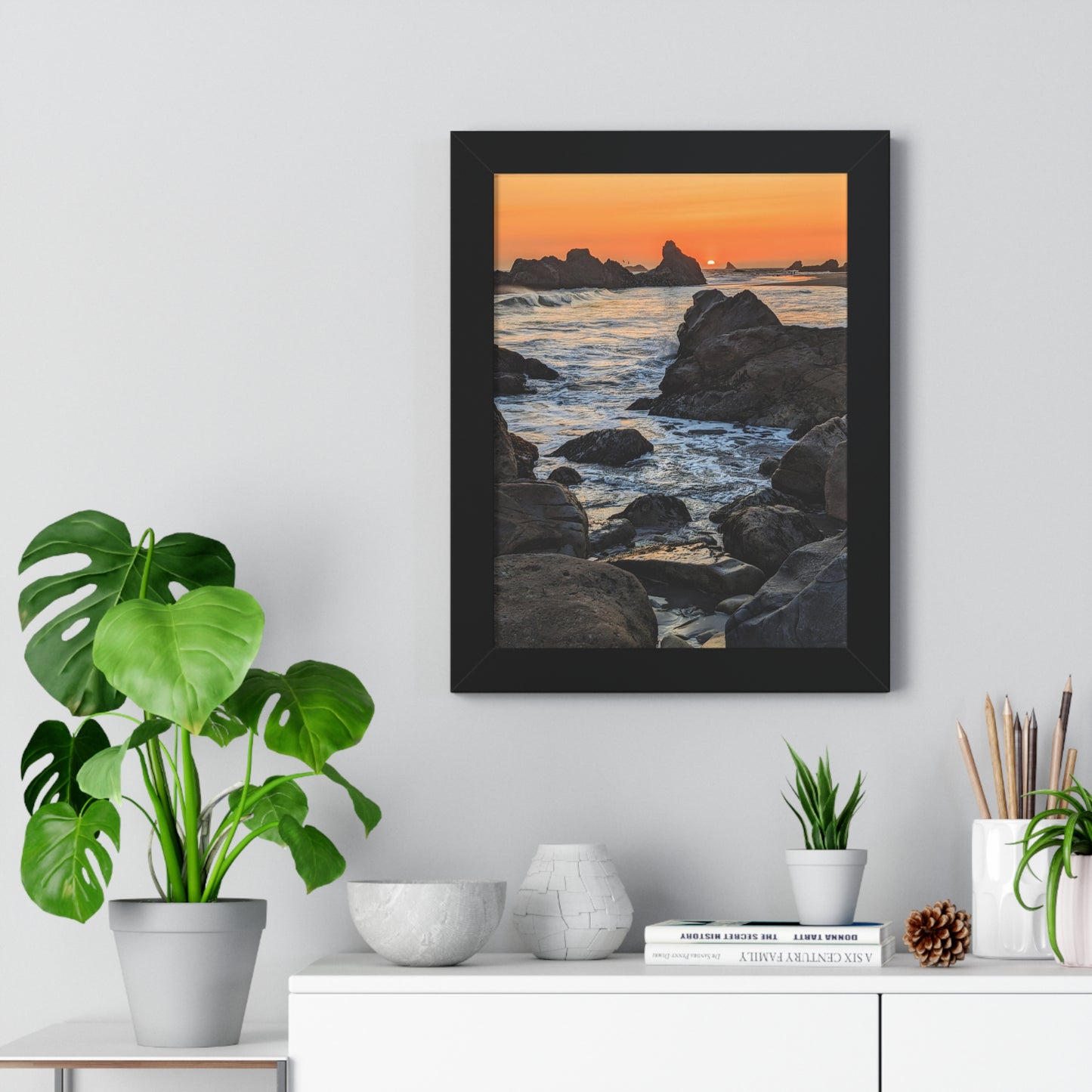 Line of Sight - Vertical Framed Poster