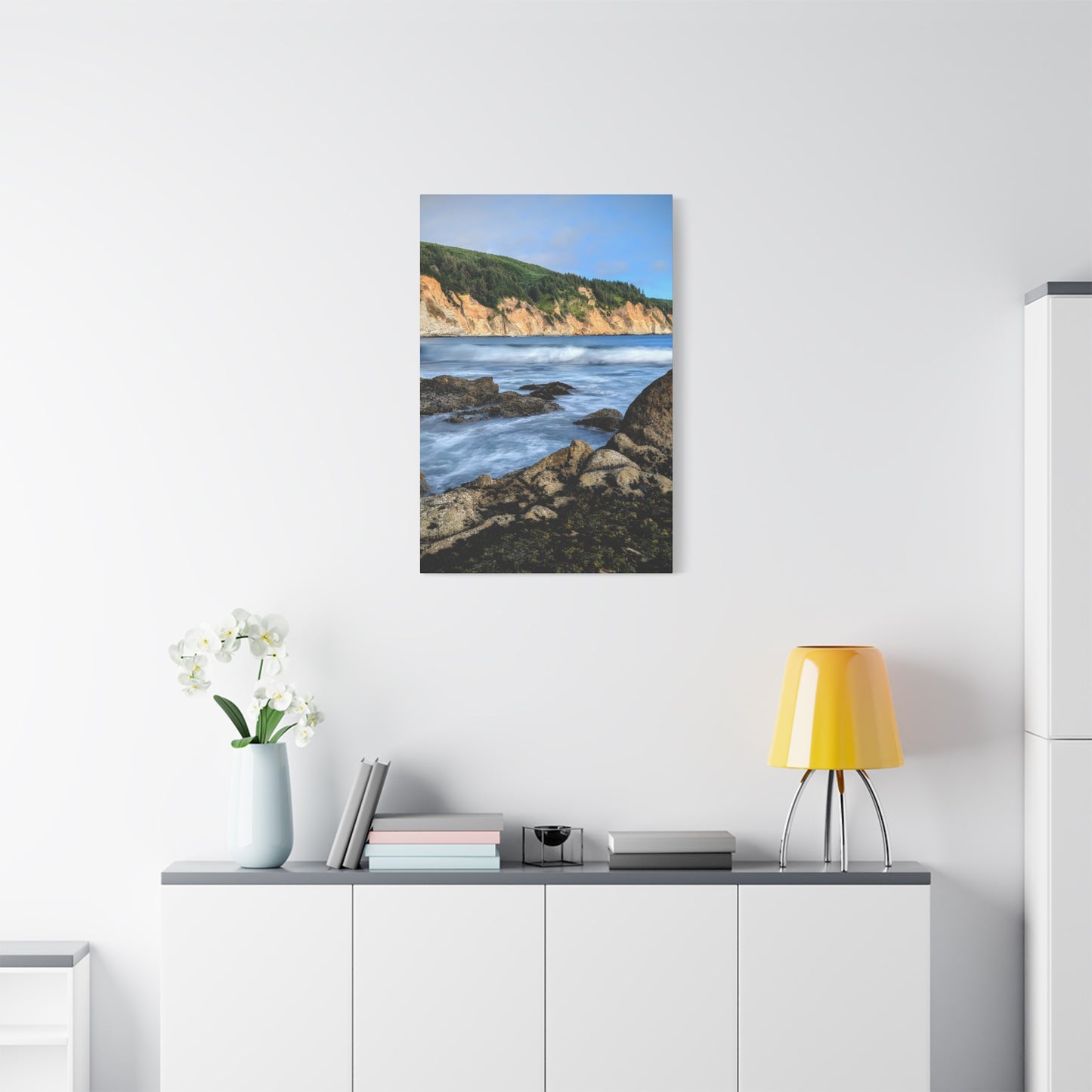 Going With the Flow - Vertical Canvas Print