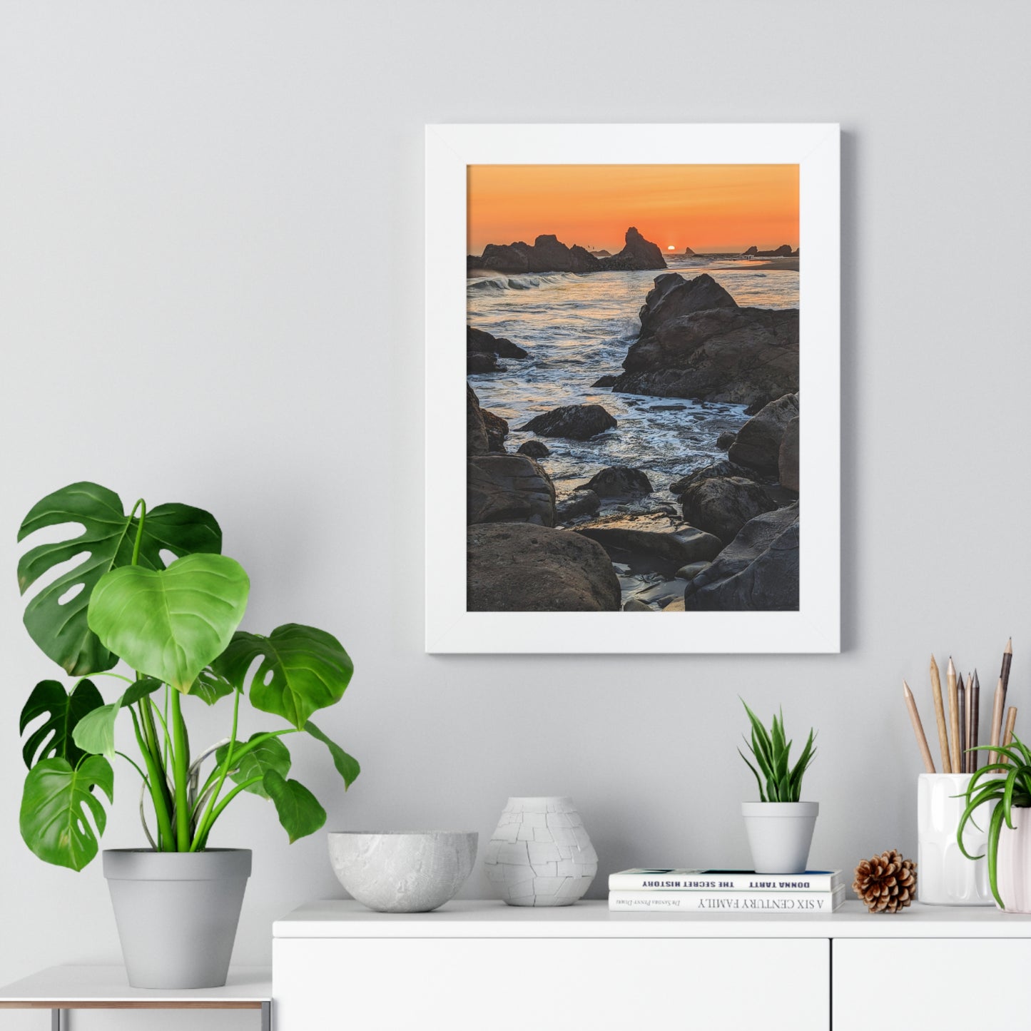 Line of Sight - Vertical Framed Poster