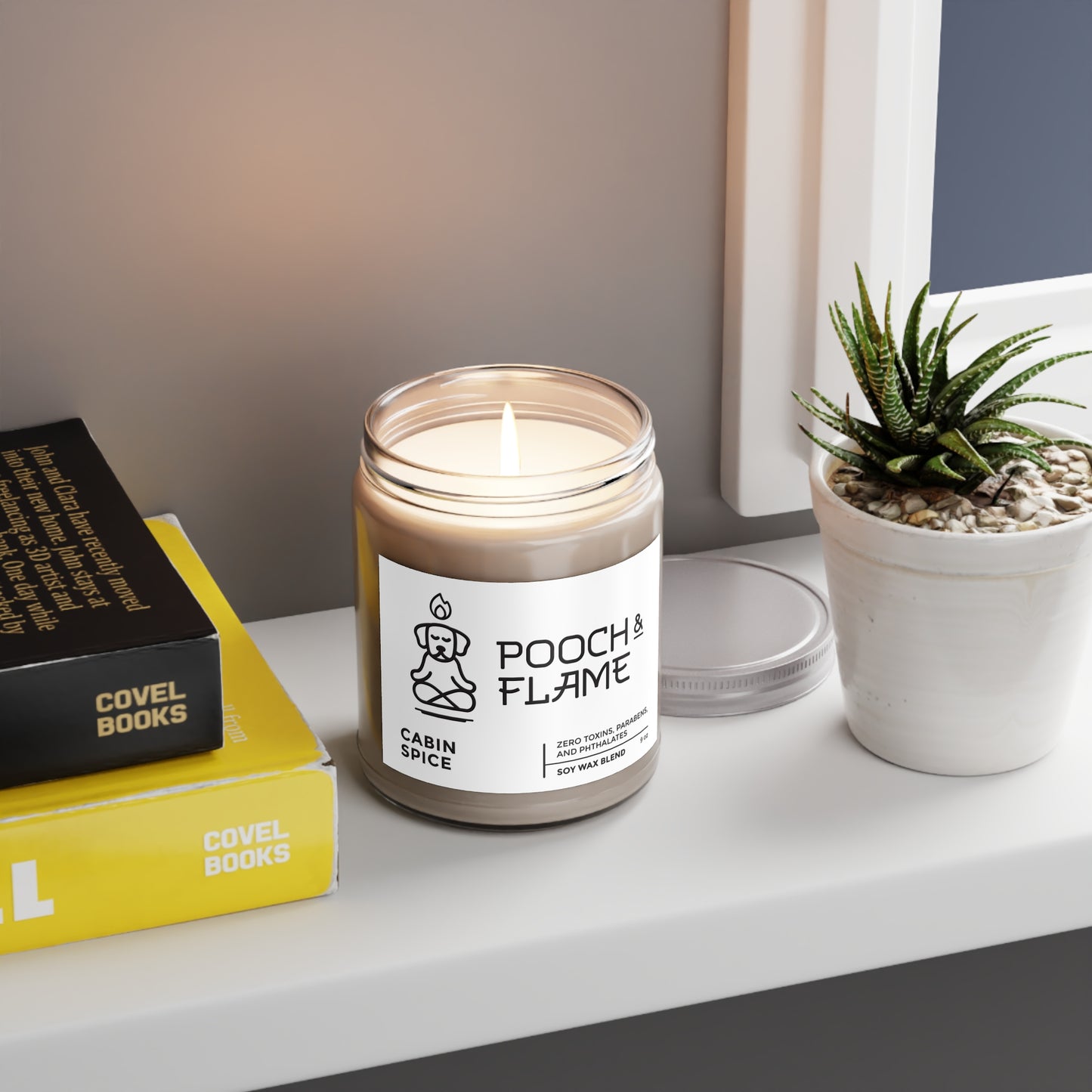 Pooch & Flame Soy Wax Candle - Cabin Spice