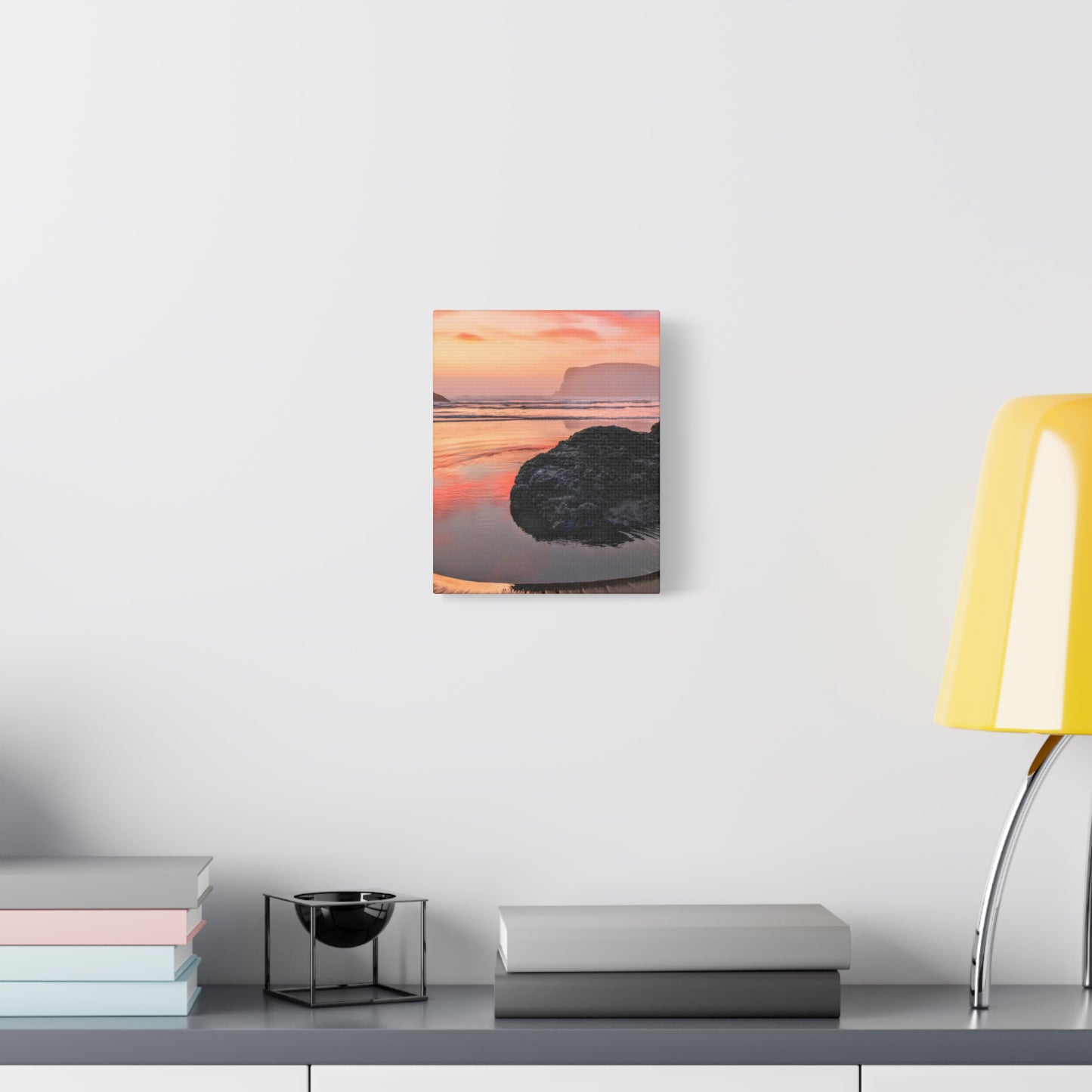 Magical Sunset in Bandon - Vertical Canvas Print