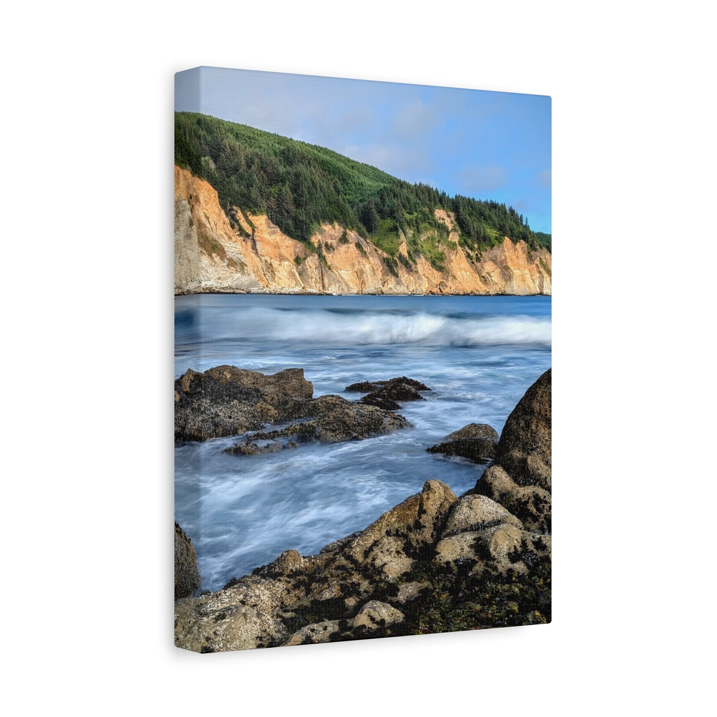 Going With the Flow - Vertical Canvas Print