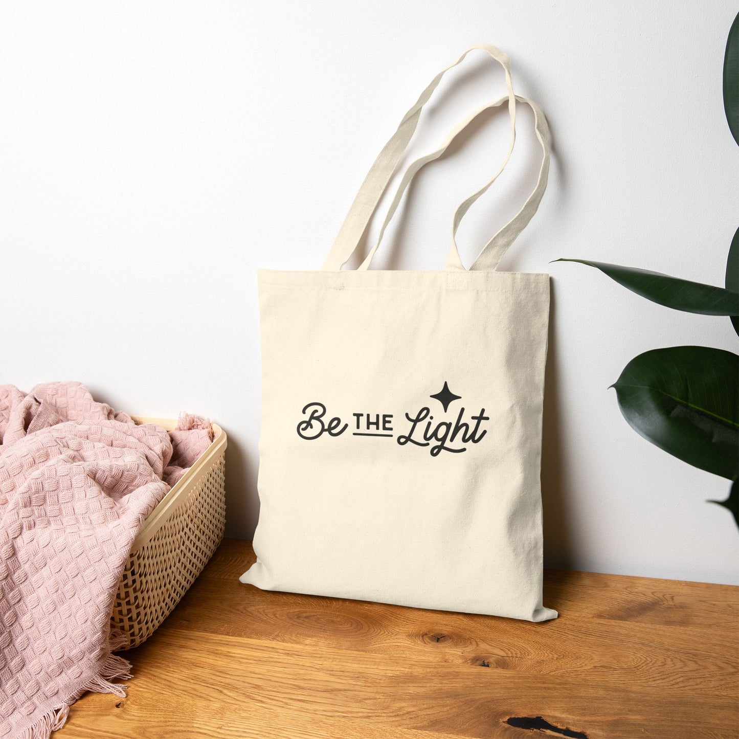 Be the Light Canvas Tote Bag
