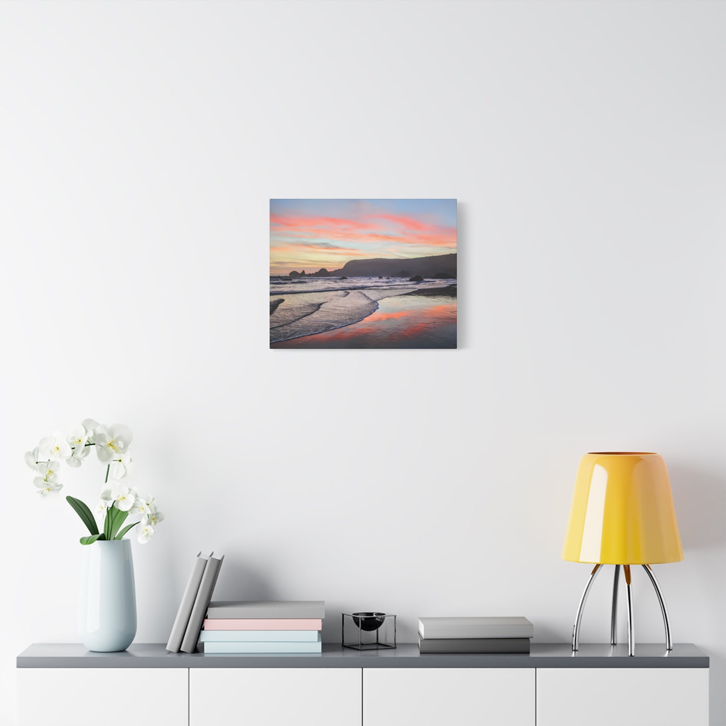 Fire in the Sky Canvas Wall Art Print