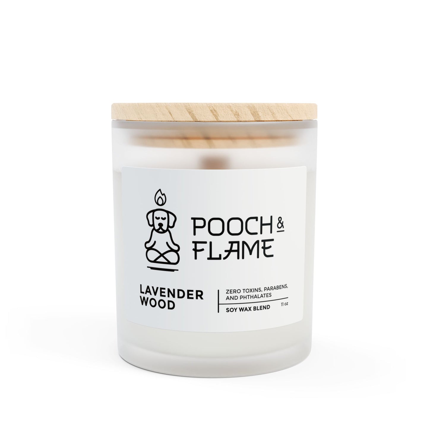 Pooch & Flame Soy Wax Candle - Lavender Wood