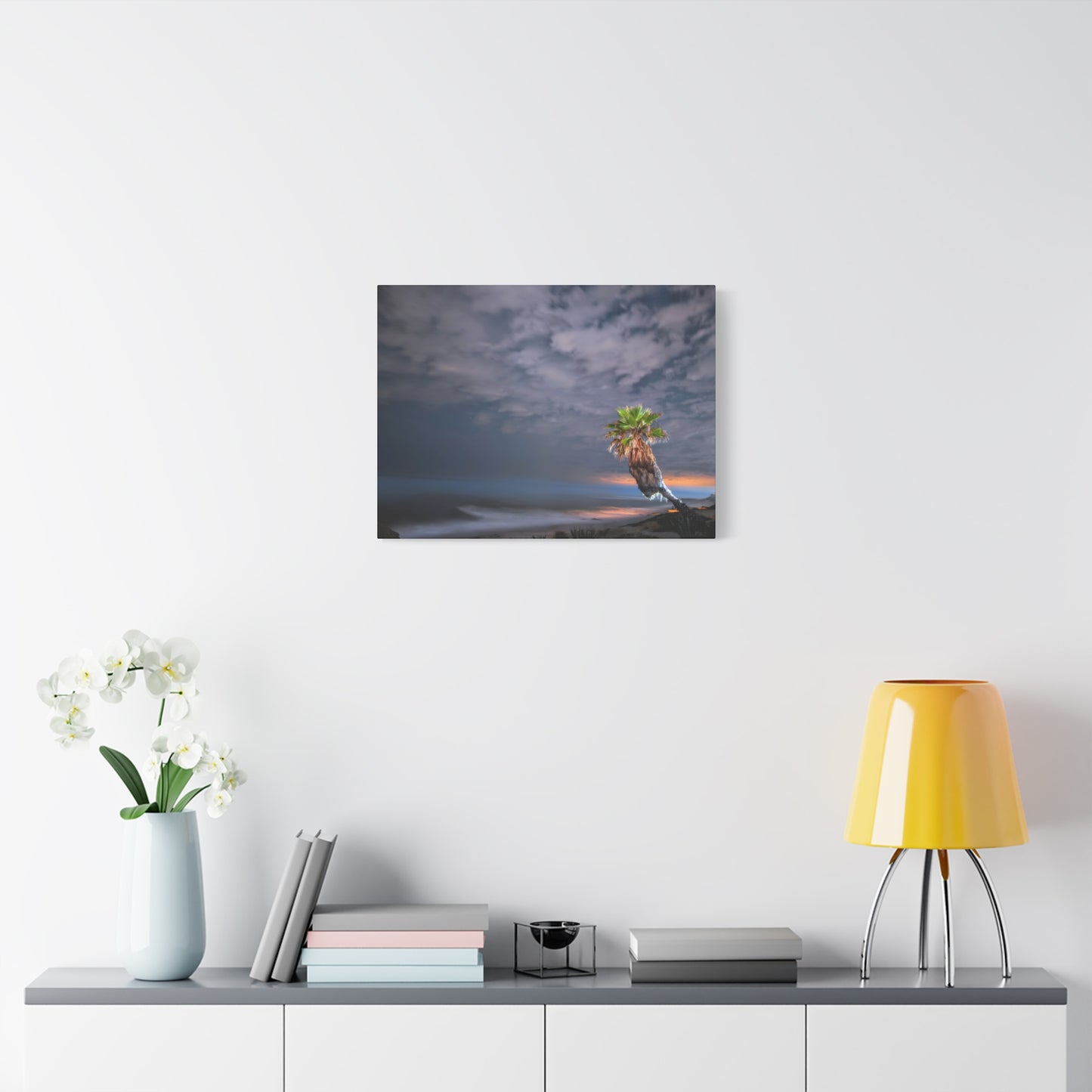 Midnight Palm - Canvas Print