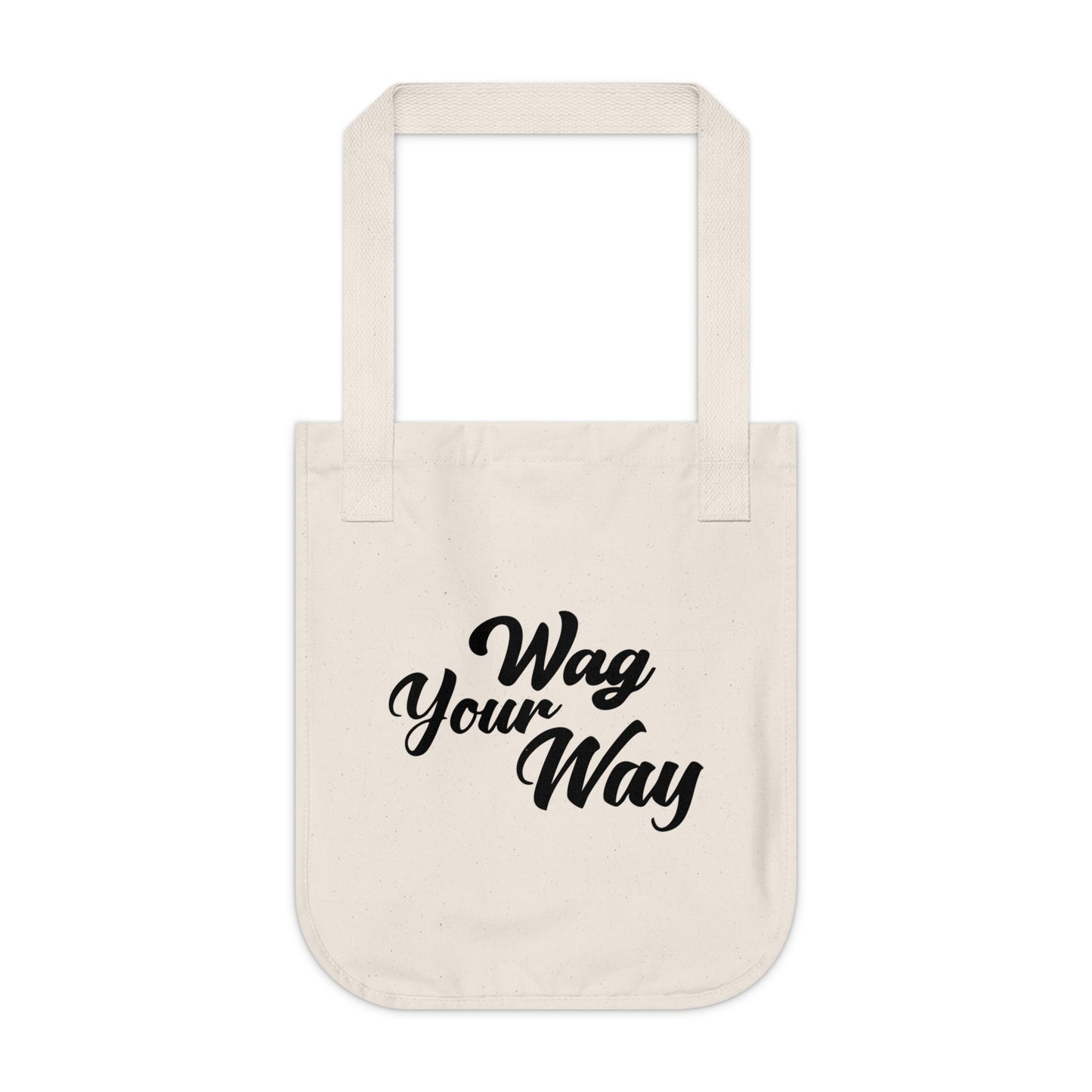 Wag Your Way - Organic Canvas Tote Bag