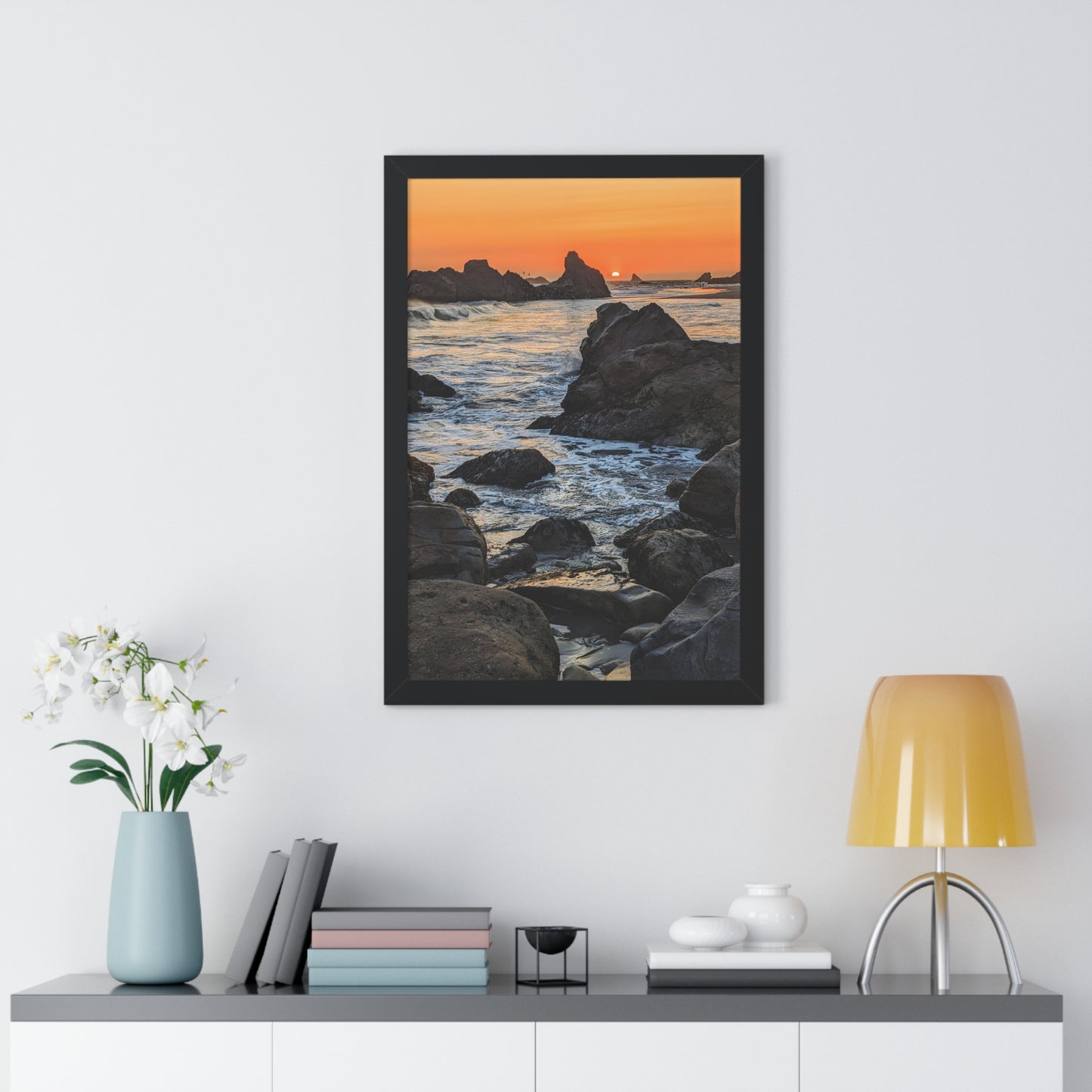 Line of Sight - Vertical Framed Poster