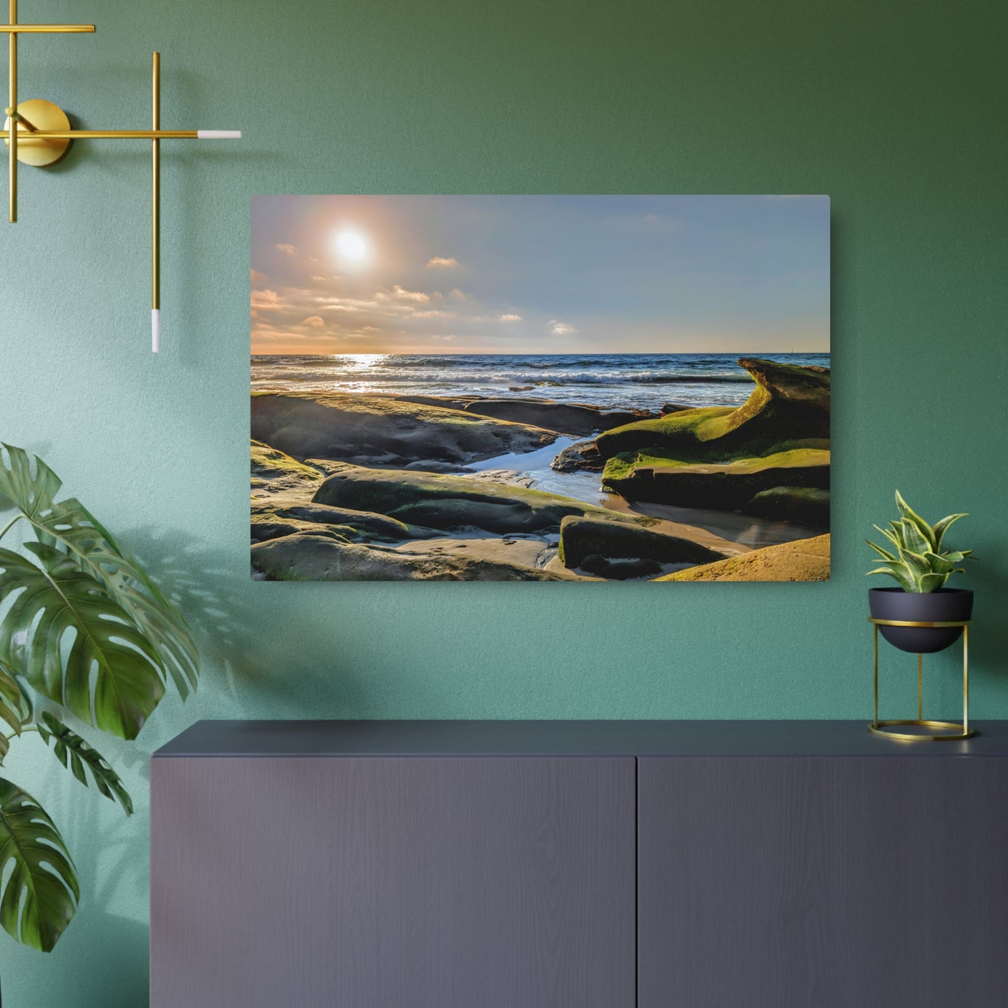 Wave Within Waves - Metal Coastal Print