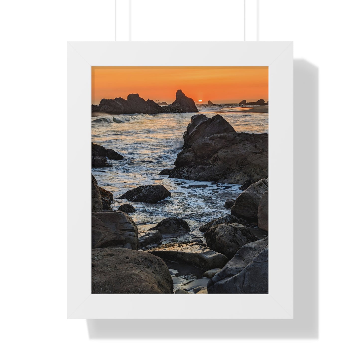 Line of Sight - Vertical Framed Poster