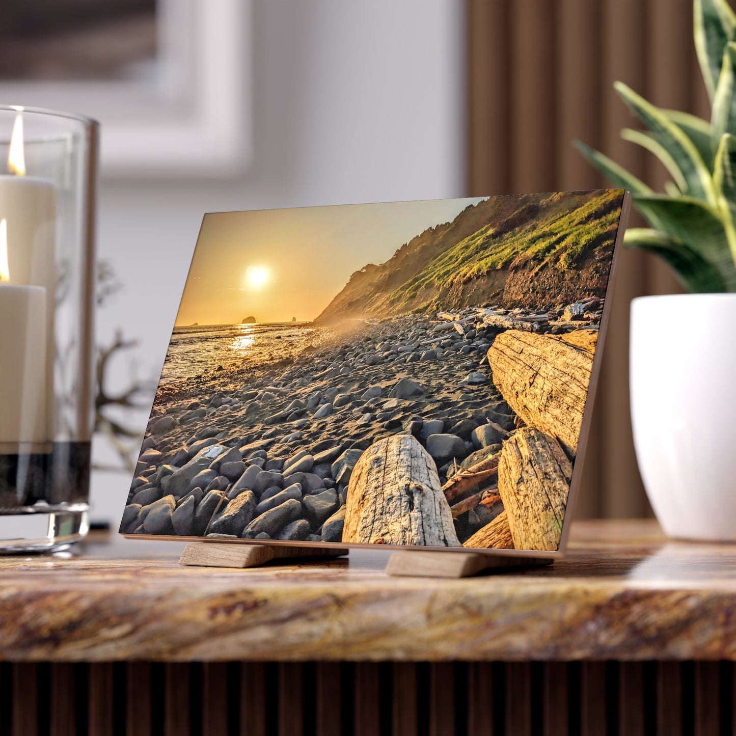 Golden Glow at Humbug - Ceramic Photo Tile