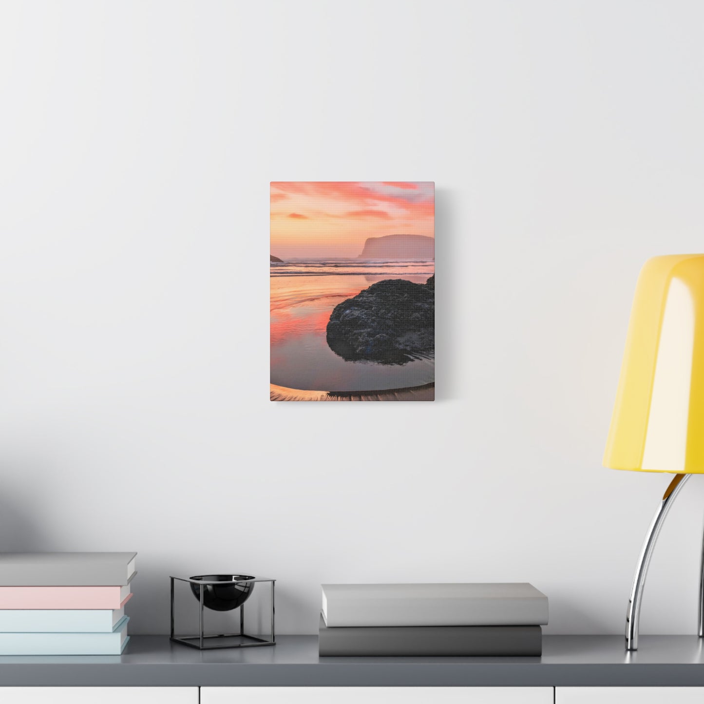 Magical Sunset in Bandon - Vertical Canvas Print