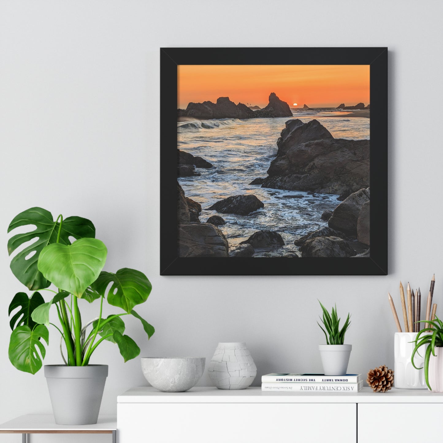 Line of Sight - Vertical Framed Poster
