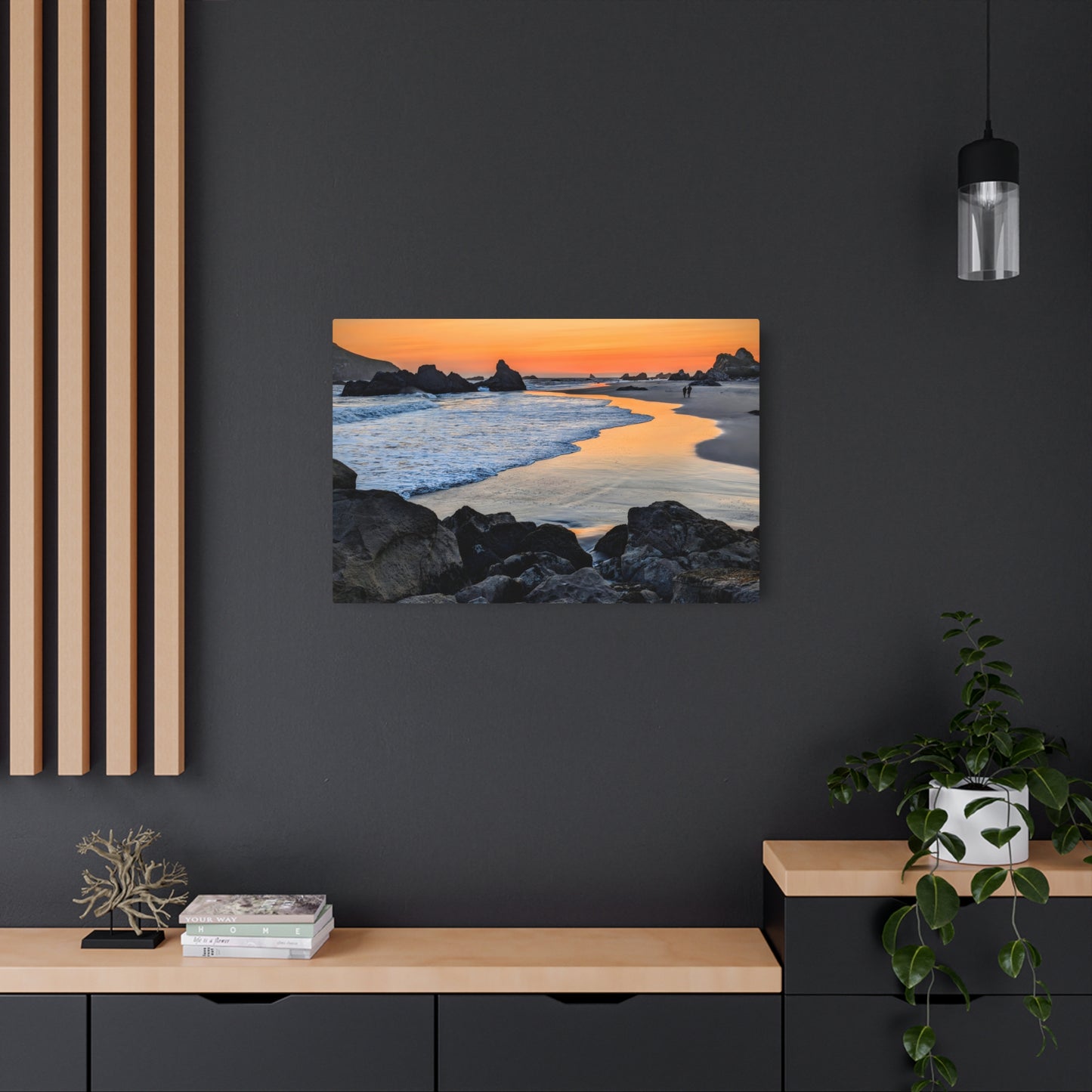 Line of Sight - Metal Coastal Print