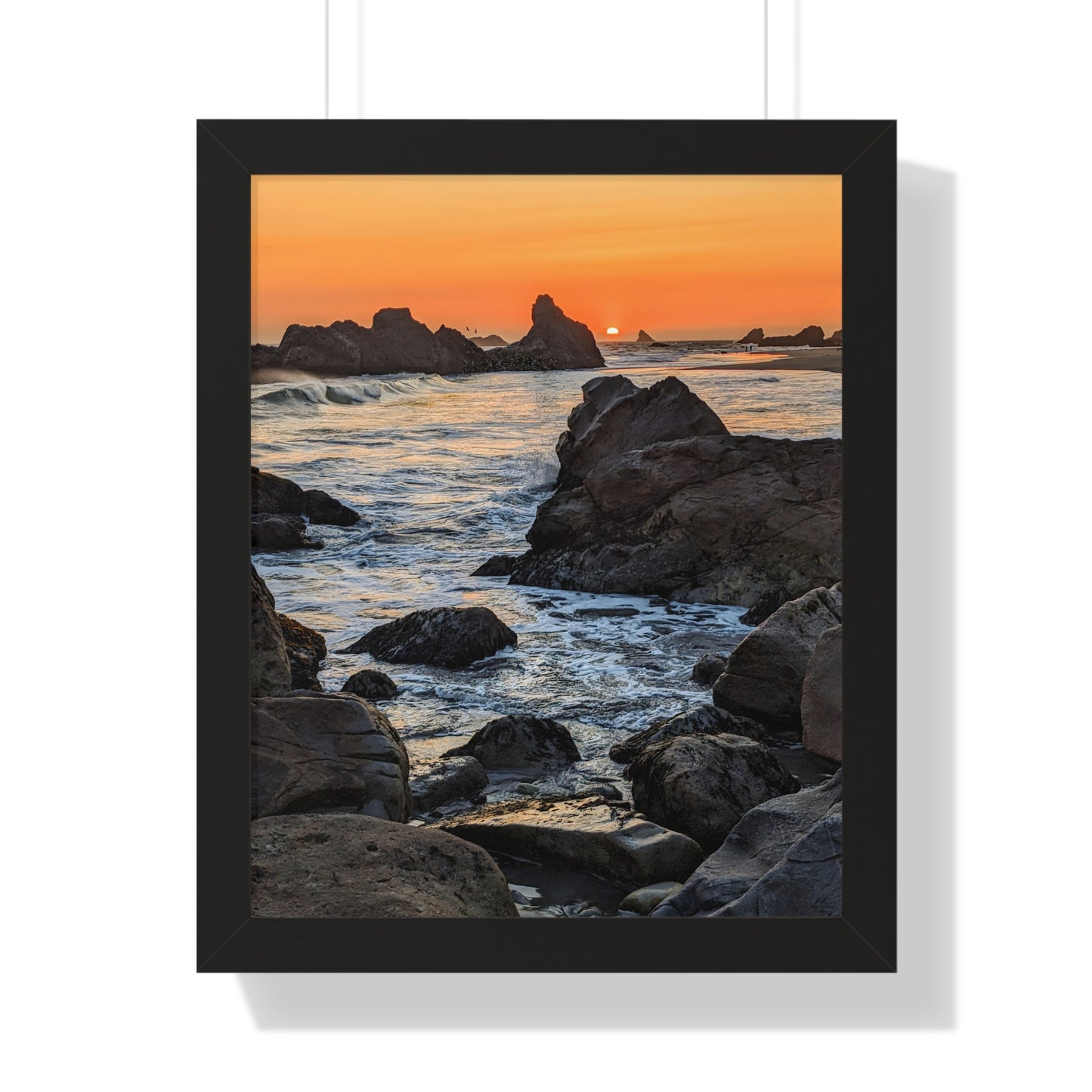 Line of Sight - Vertical Framed Poster