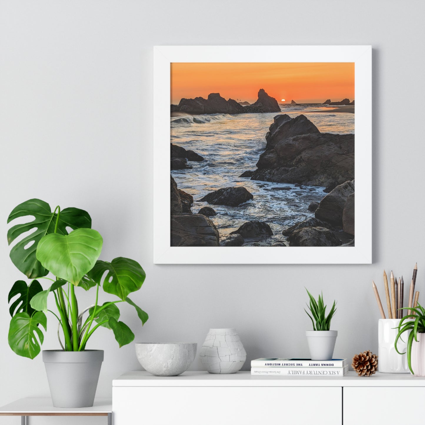 Line of Sight - Vertical Framed Poster