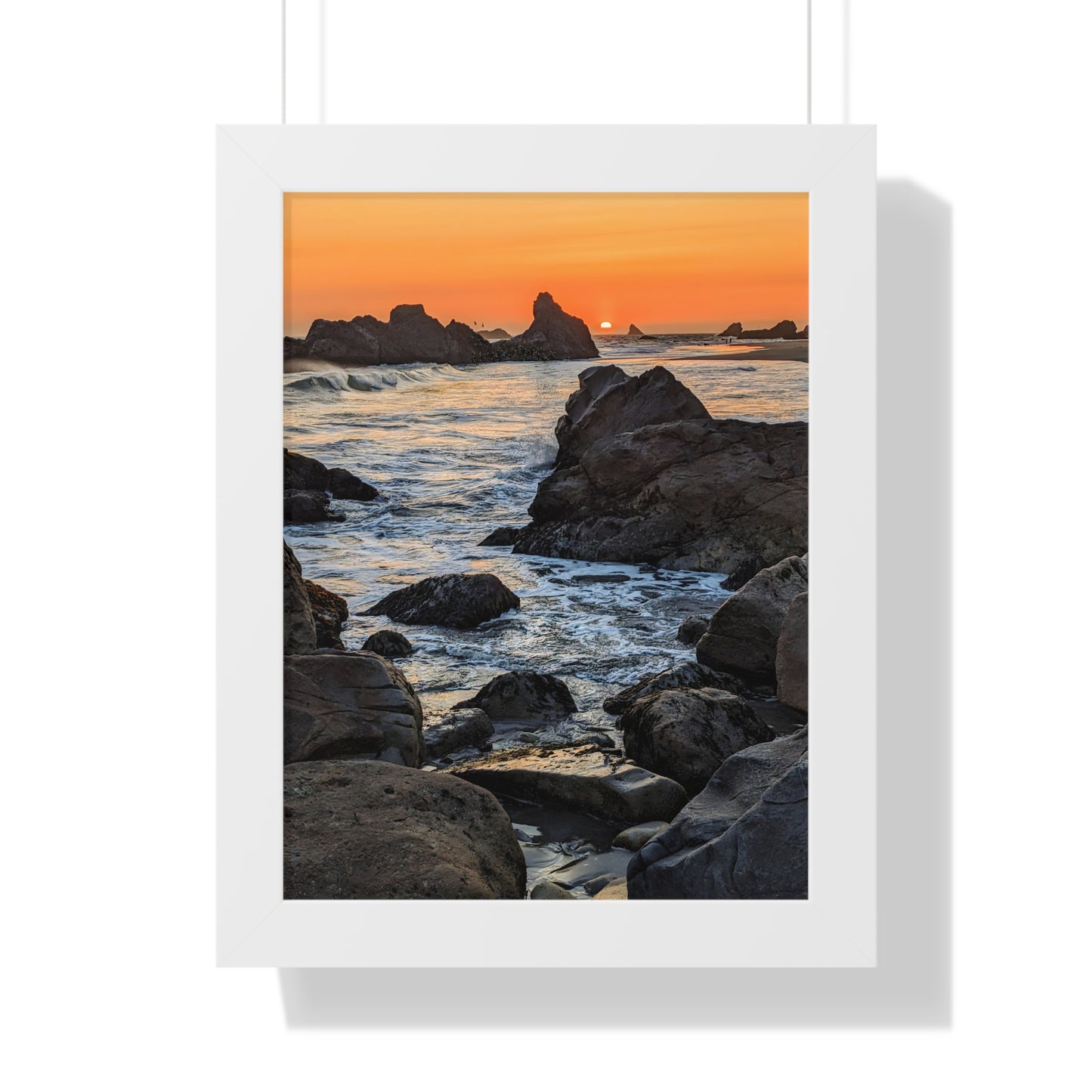 Line of Sight - Vertical Framed Poster