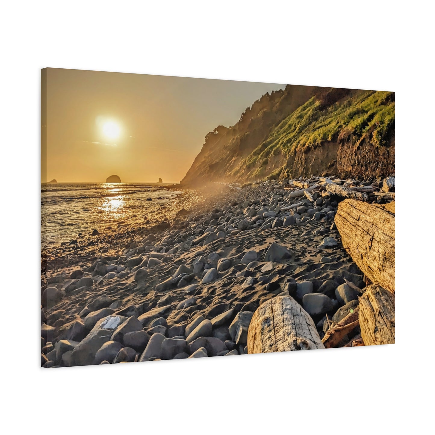 Golden Glow at Humbug - Canvas Print